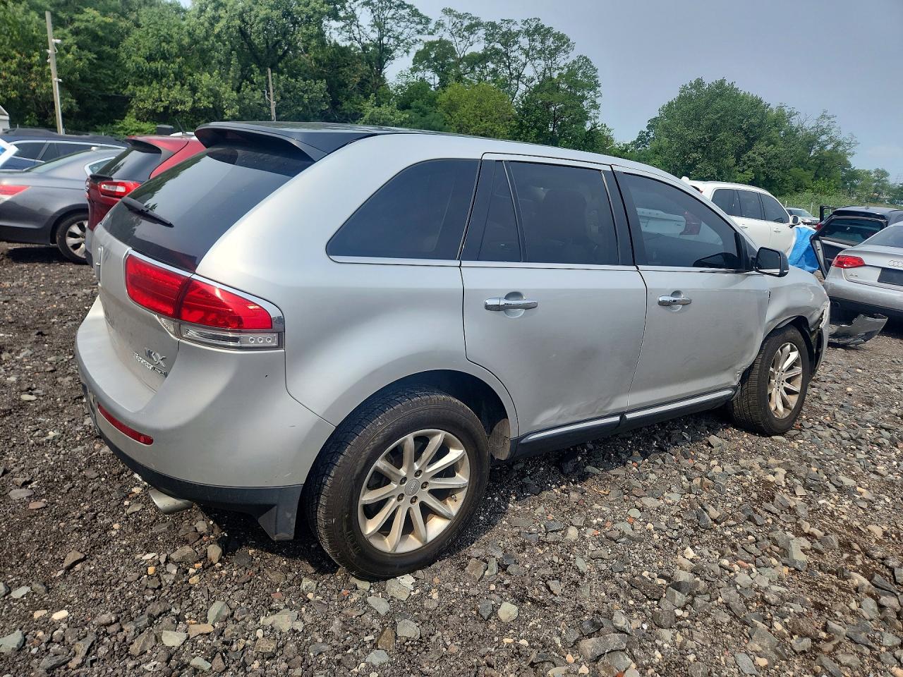 2012 Lincoln Mkx Gray vin: 2LMDJ8JK5CBL07714