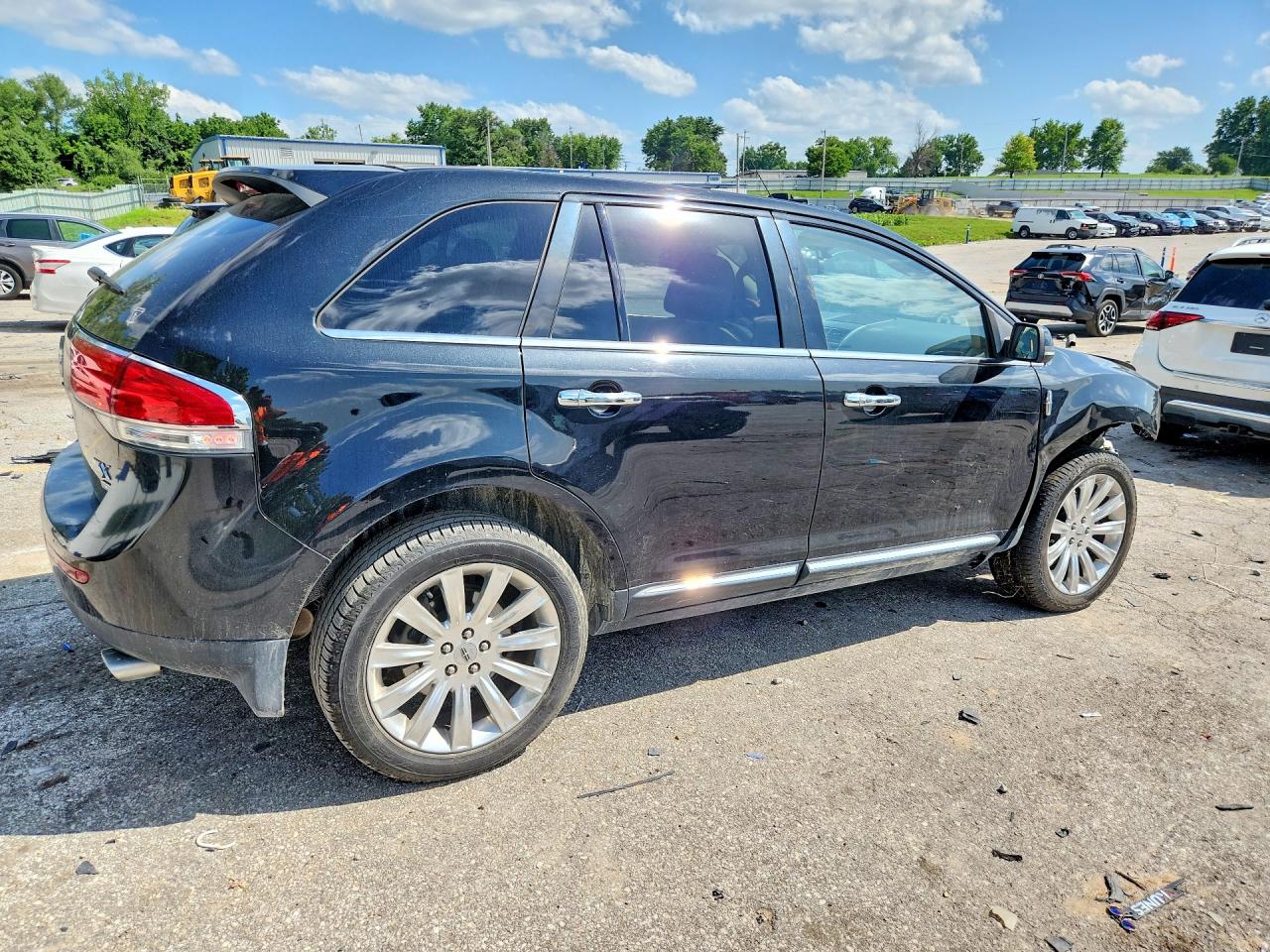 2012 Lincoln Mkx Black vin: 2LMDJ8JK5CBL12220