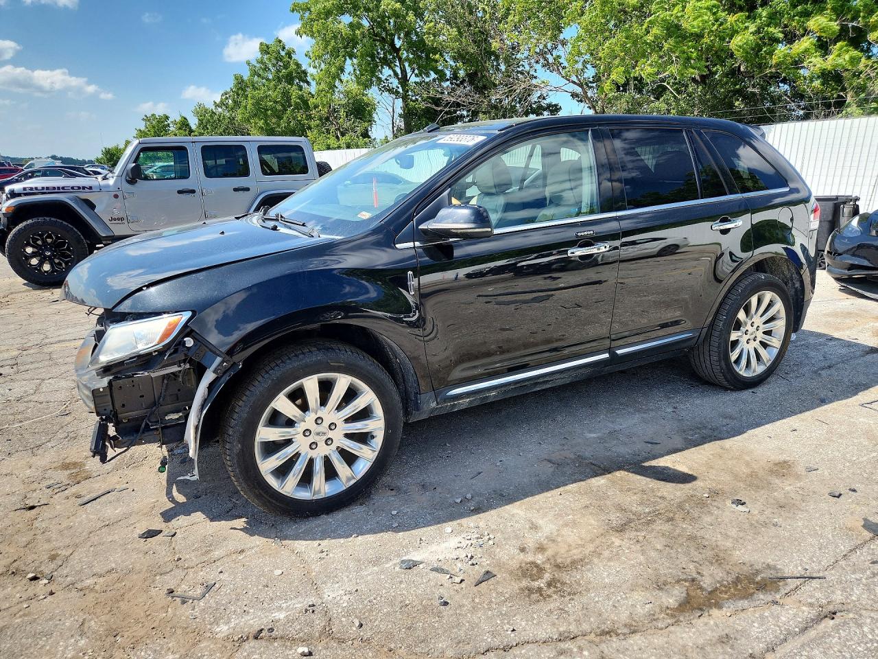 2012 Lincoln Mkx Black vin: 2LMDJ8JK5CBL12220