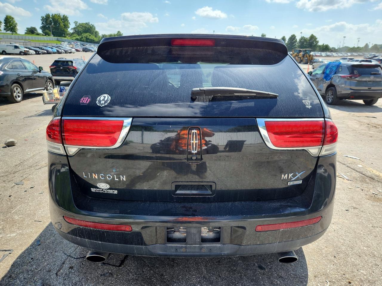 2012 Lincoln Mkx Black vin: 2LMDJ8JK5CBL12220