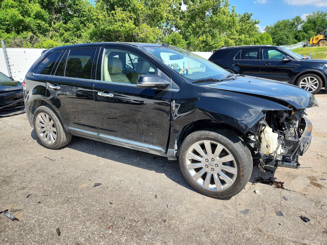 2012 Lincoln Mkx Black vin: 2LMDJ8JK5CBL12220