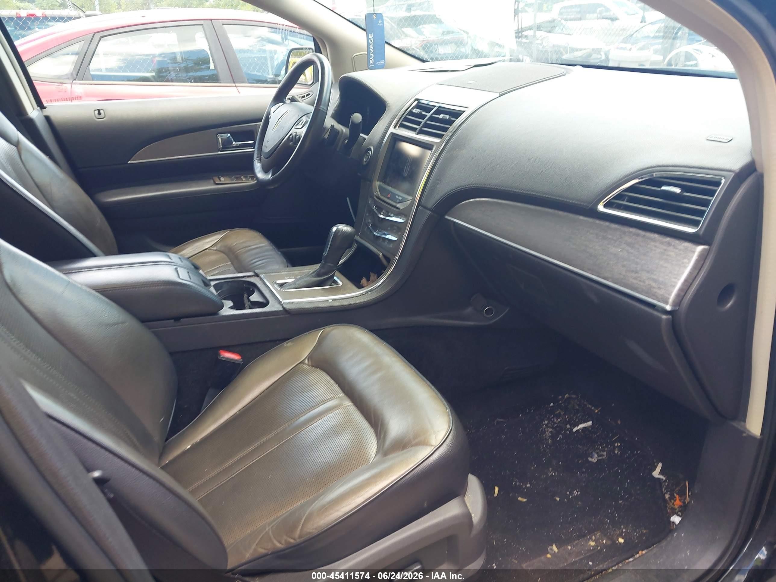 2013 Lincoln Mkx   Black vin: 2LMDJ8JK5DBL01171