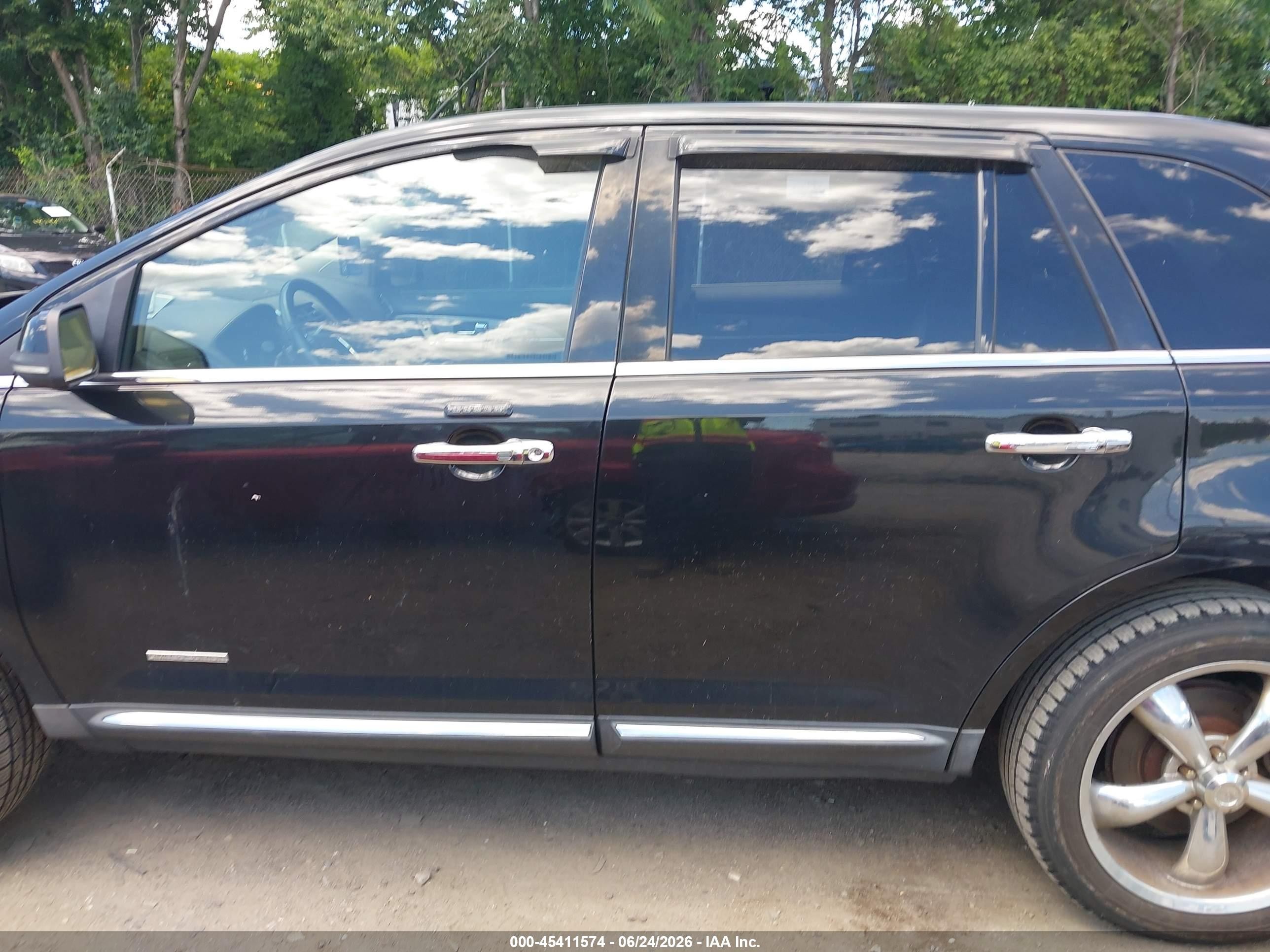 2013 Lincoln Mkx   Black vin: 2LMDJ8JK5DBL01171