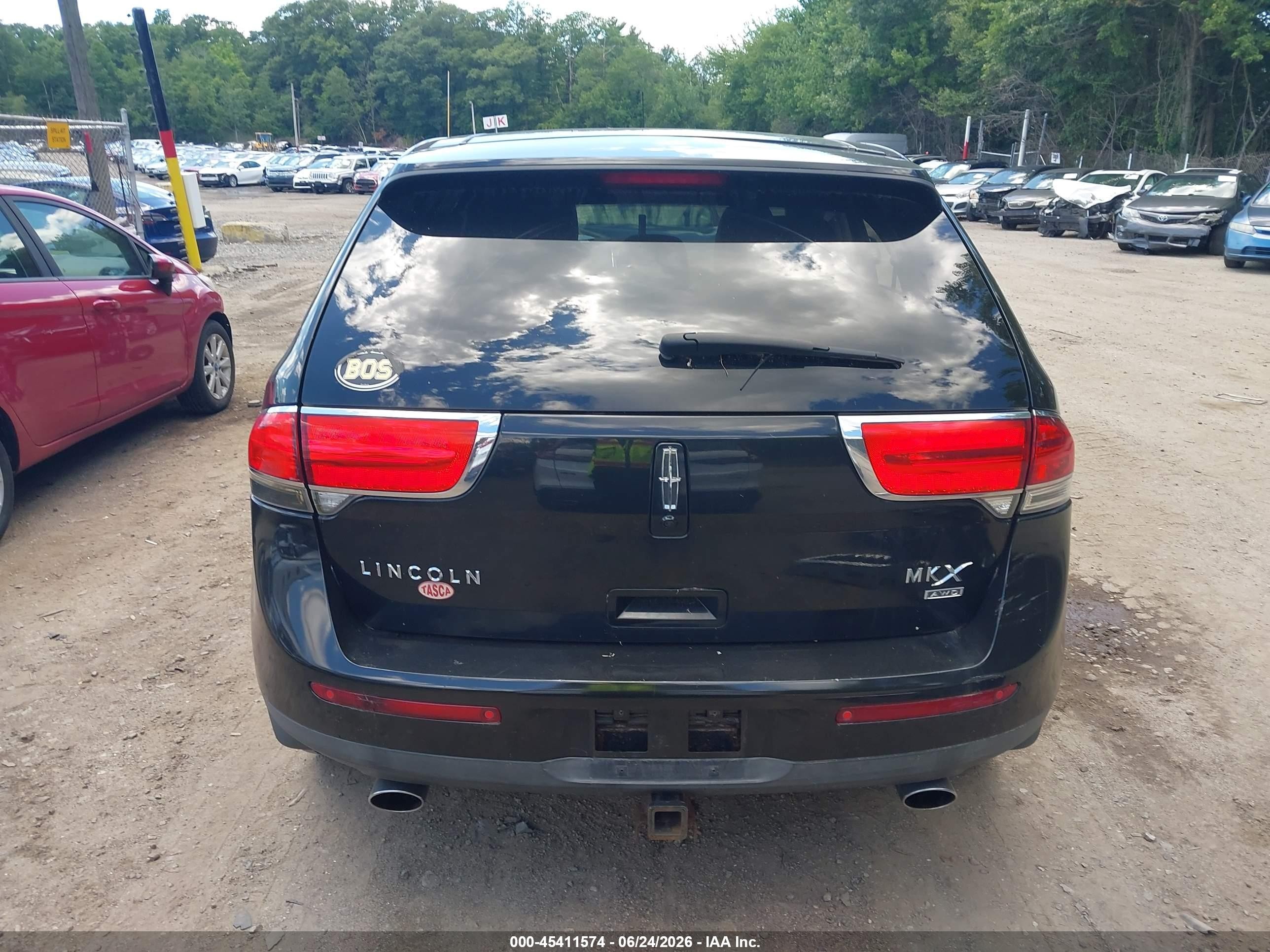 2013 Lincoln Mkx   Black vin: 2LMDJ8JK5DBL01171
