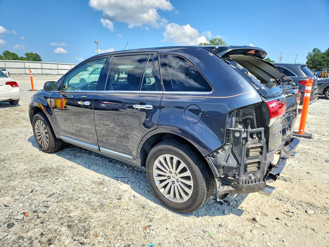 2013 Lincoln Mkx Gray vin: 2LMDJ8JK5DBL09769