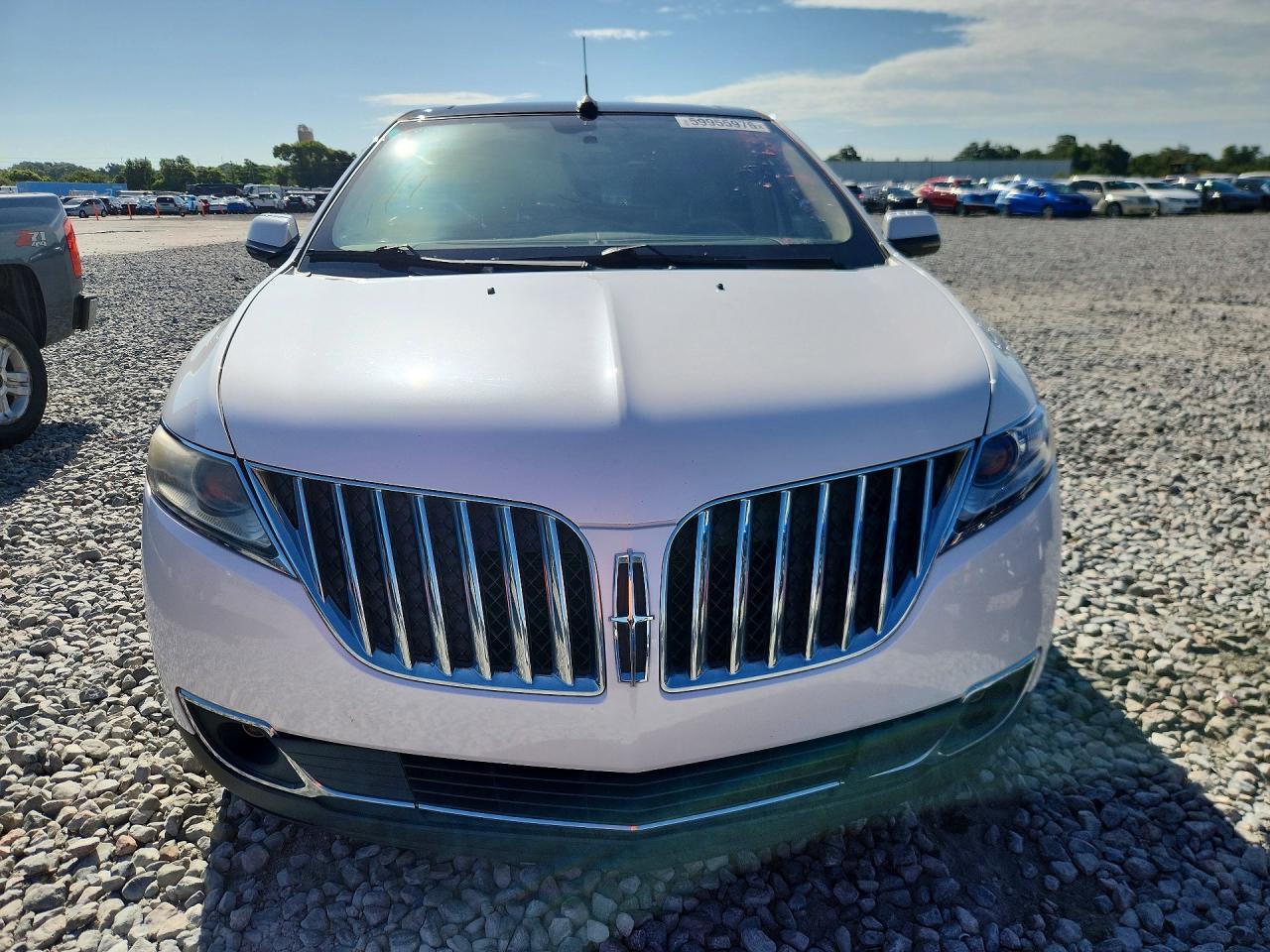 2013 Lincoln Mkx White vin: 2LMDJ8JK5DBL12865
