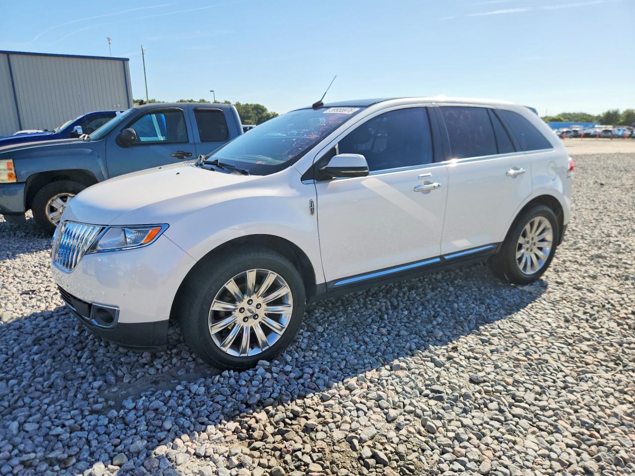 2013 Lincoln Mkx White vin: 2LMDJ8JK5DBL12865