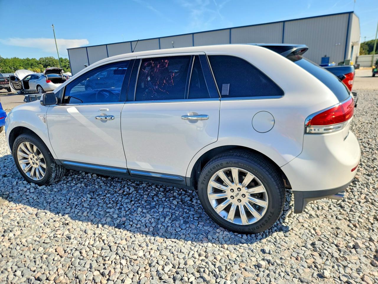 2013 Lincoln Mkx White vin: 2LMDJ8JK5DBL12865
