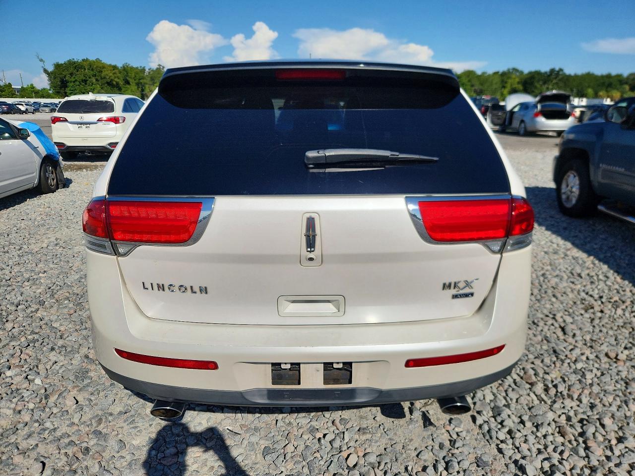 2013 Lincoln Mkx White vin: 2LMDJ8JK5DBL12865