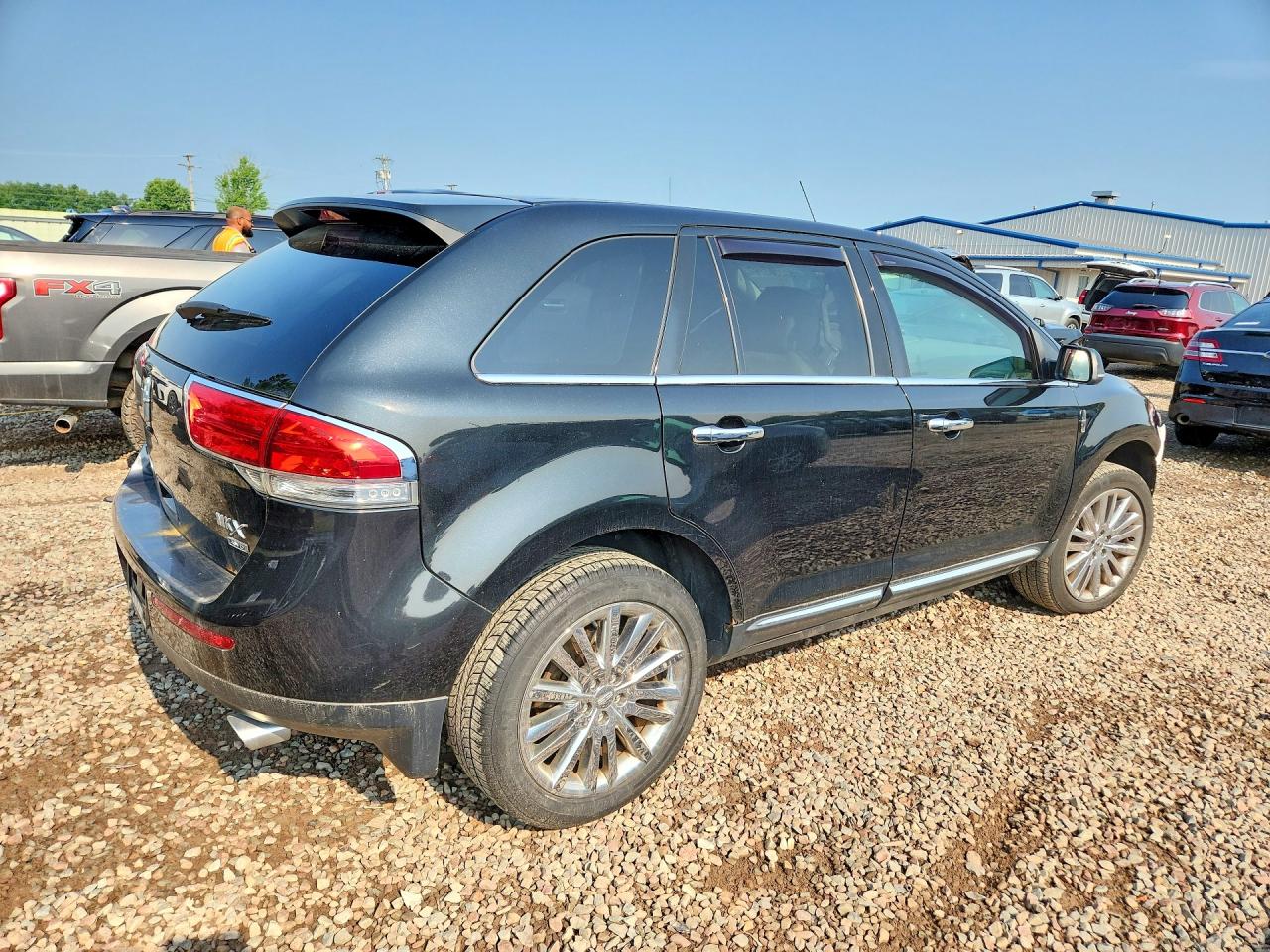 2013 Lincoln Mkx Black vin: 2LMDJ8JK5DBL48345