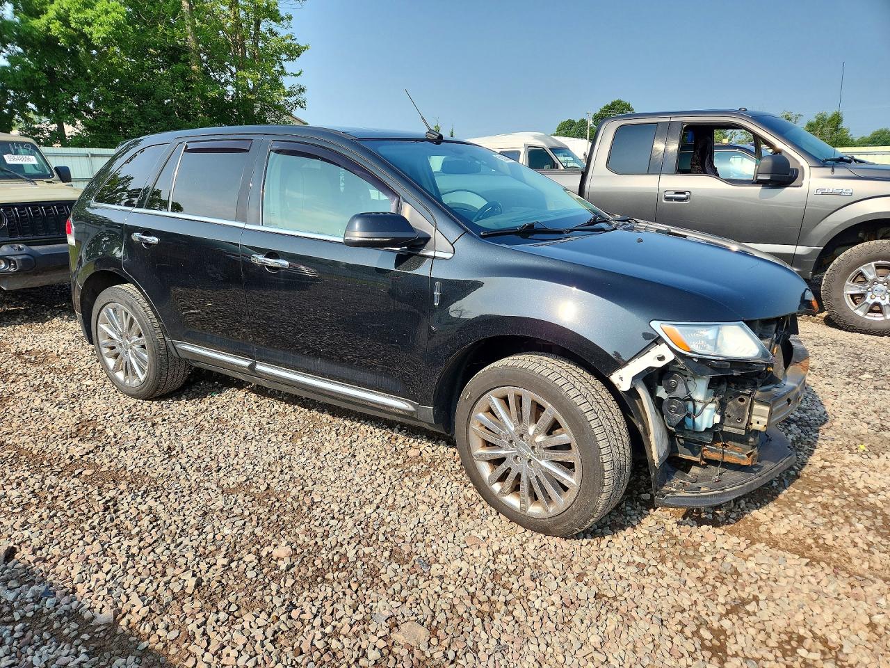 2013 Lincoln Mkx Black vin: 2LMDJ8JK5DBL48345