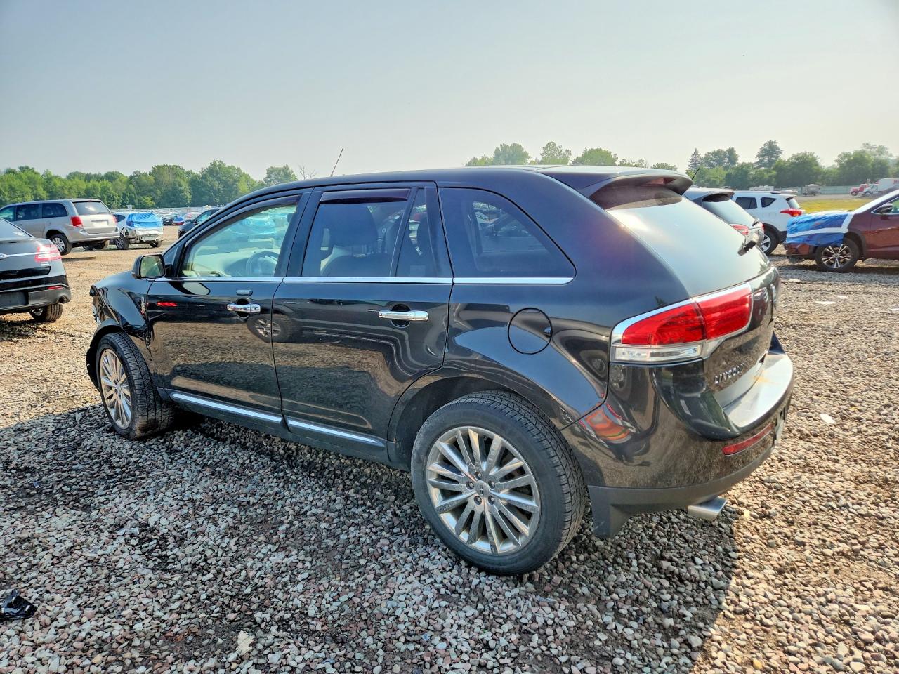 2013 Lincoln Mkx Black vin: 2LMDJ8JK5DBL48345