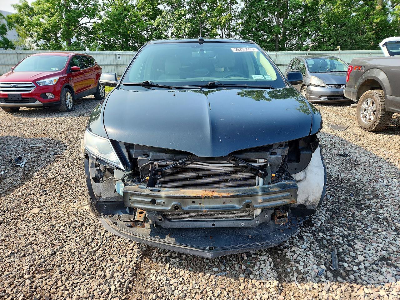 2013 Lincoln Mkx Black vin: 2LMDJ8JK5DBL48345