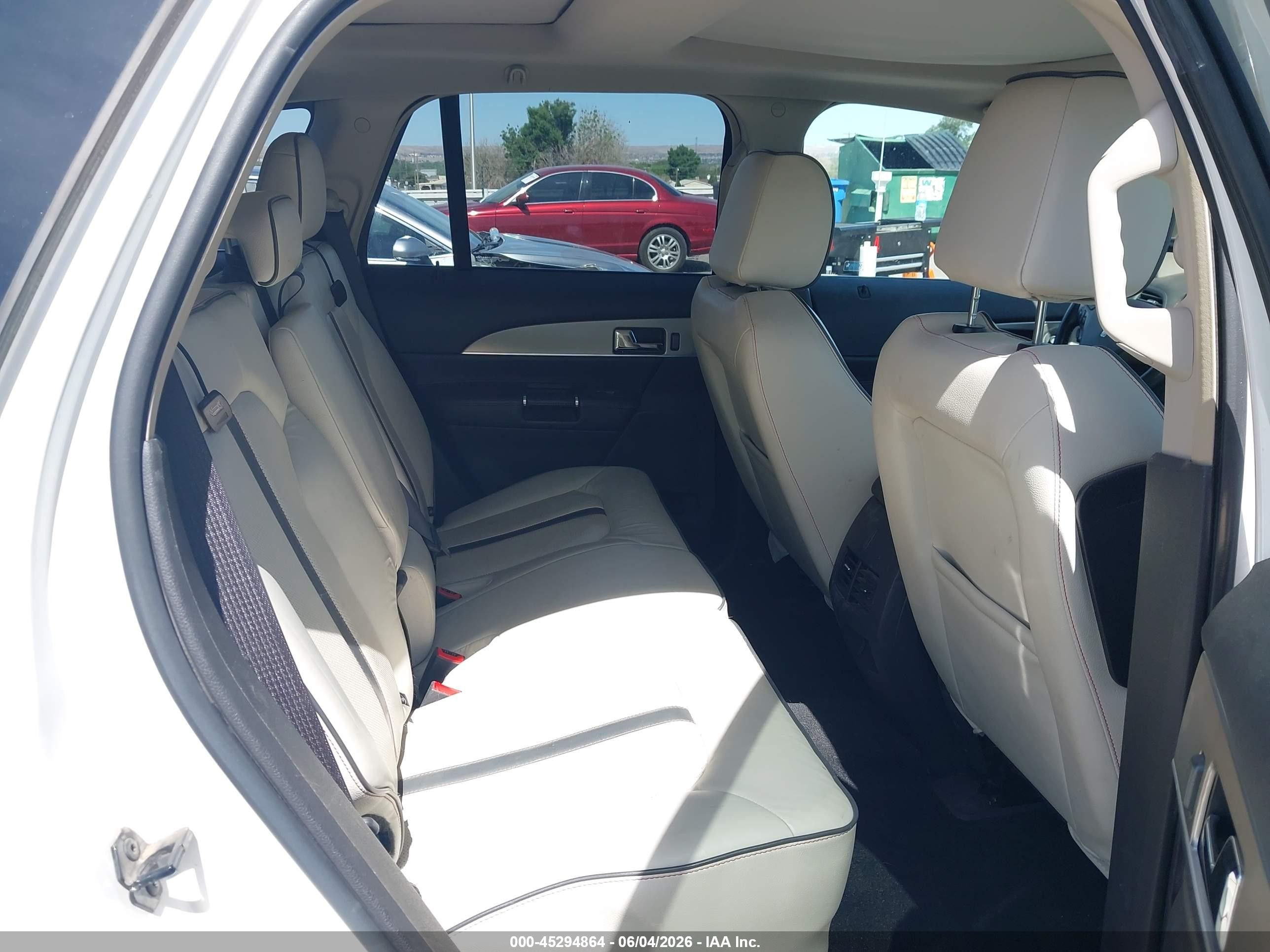 2014 Lincoln Mkx White vin: 2LMDJ8JK5EBL03116
