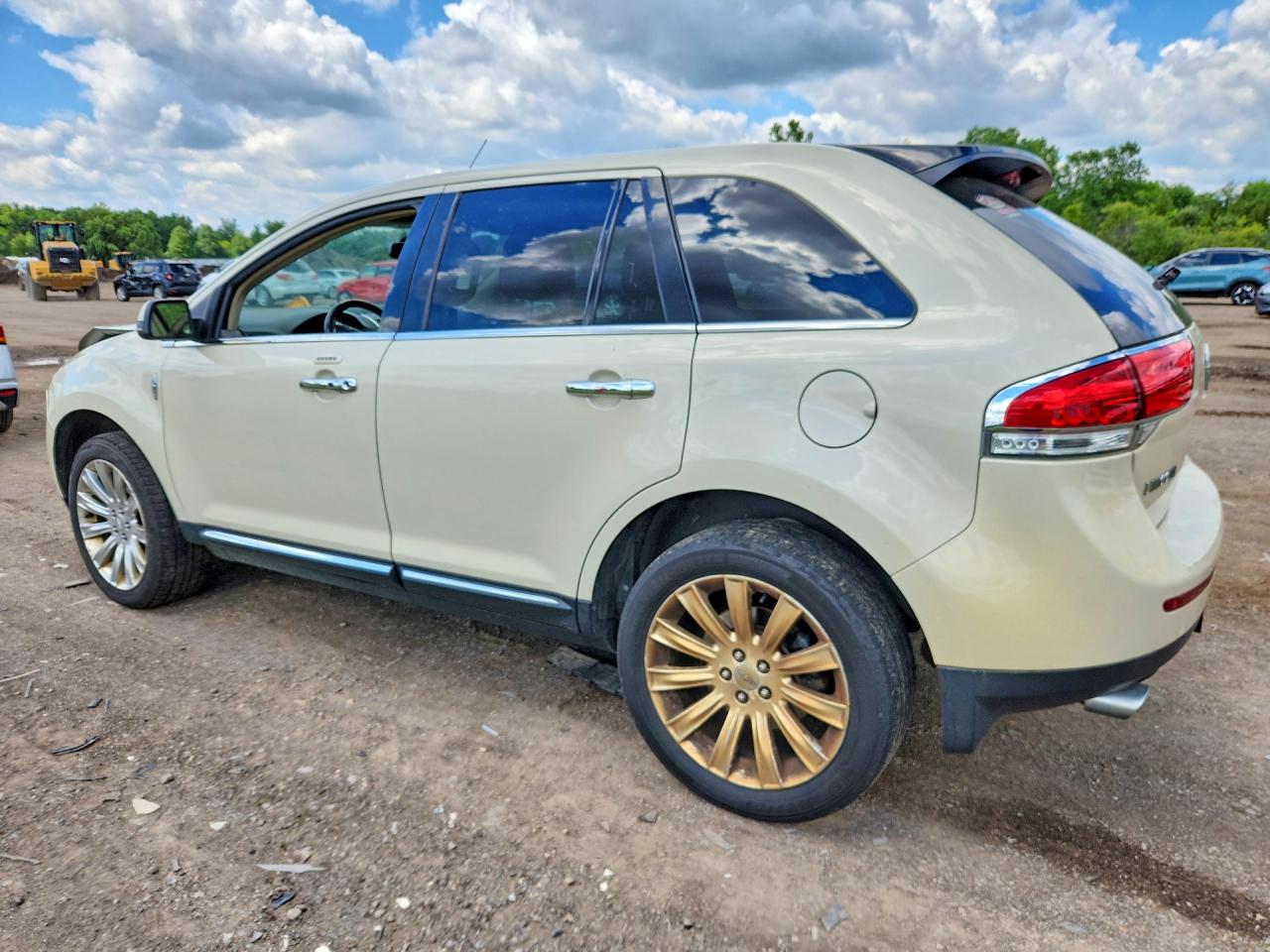 2014 Lincoln Mkx Yellow vin: 2LMDJ8JK5EBL10129