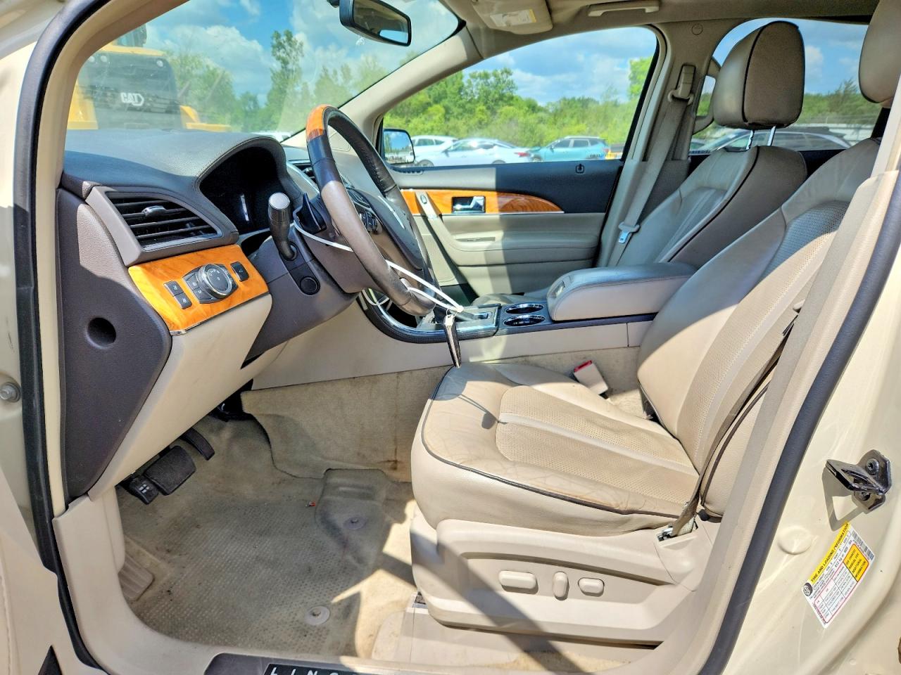2014 Lincoln Mkx Yellow vin: 2LMDJ8JK5EBL10129
