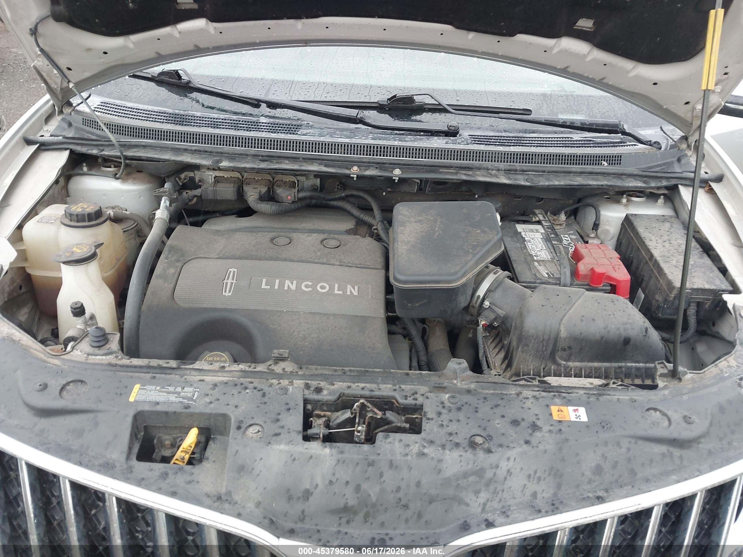 2014 Lincoln Mkx   Silver vin: 2LMDJ8JK5EBL13872