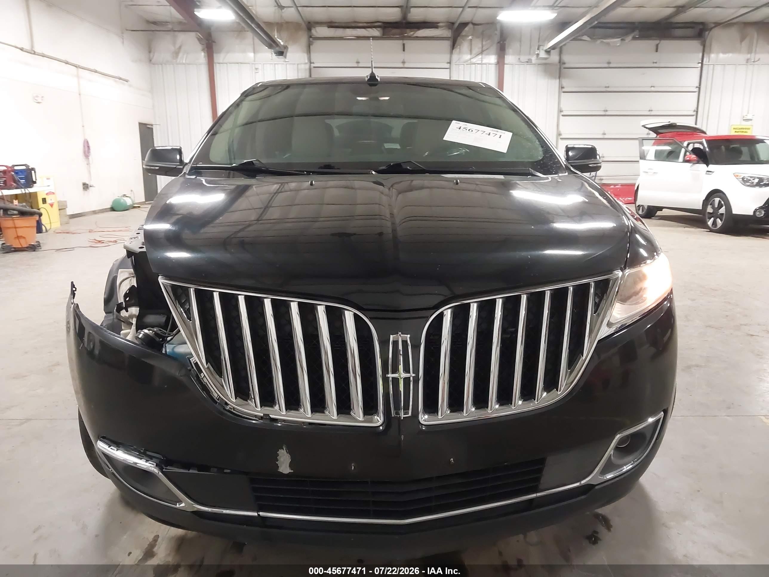2015 Lincoln Mkx   Черный vin: 2LMDJ8JK5FBL27045