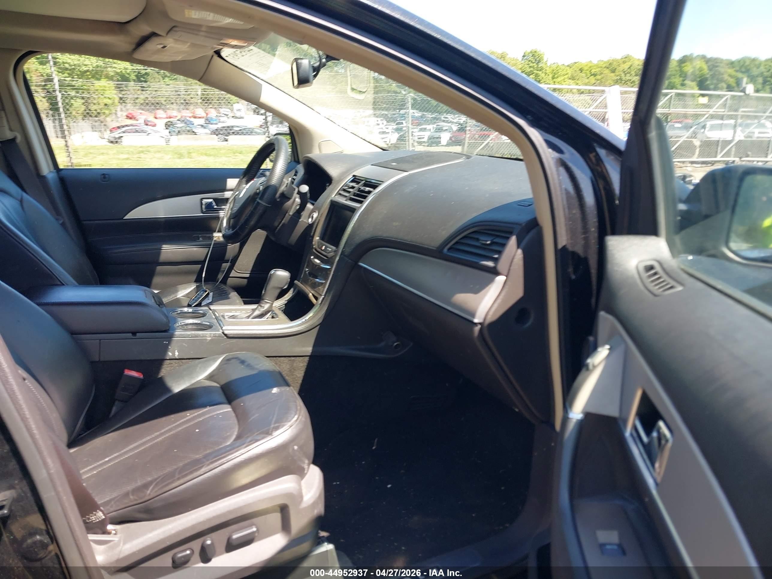 2015 Lincoln Mkx   Black vin: 2LMDJ8JK5FBL27451