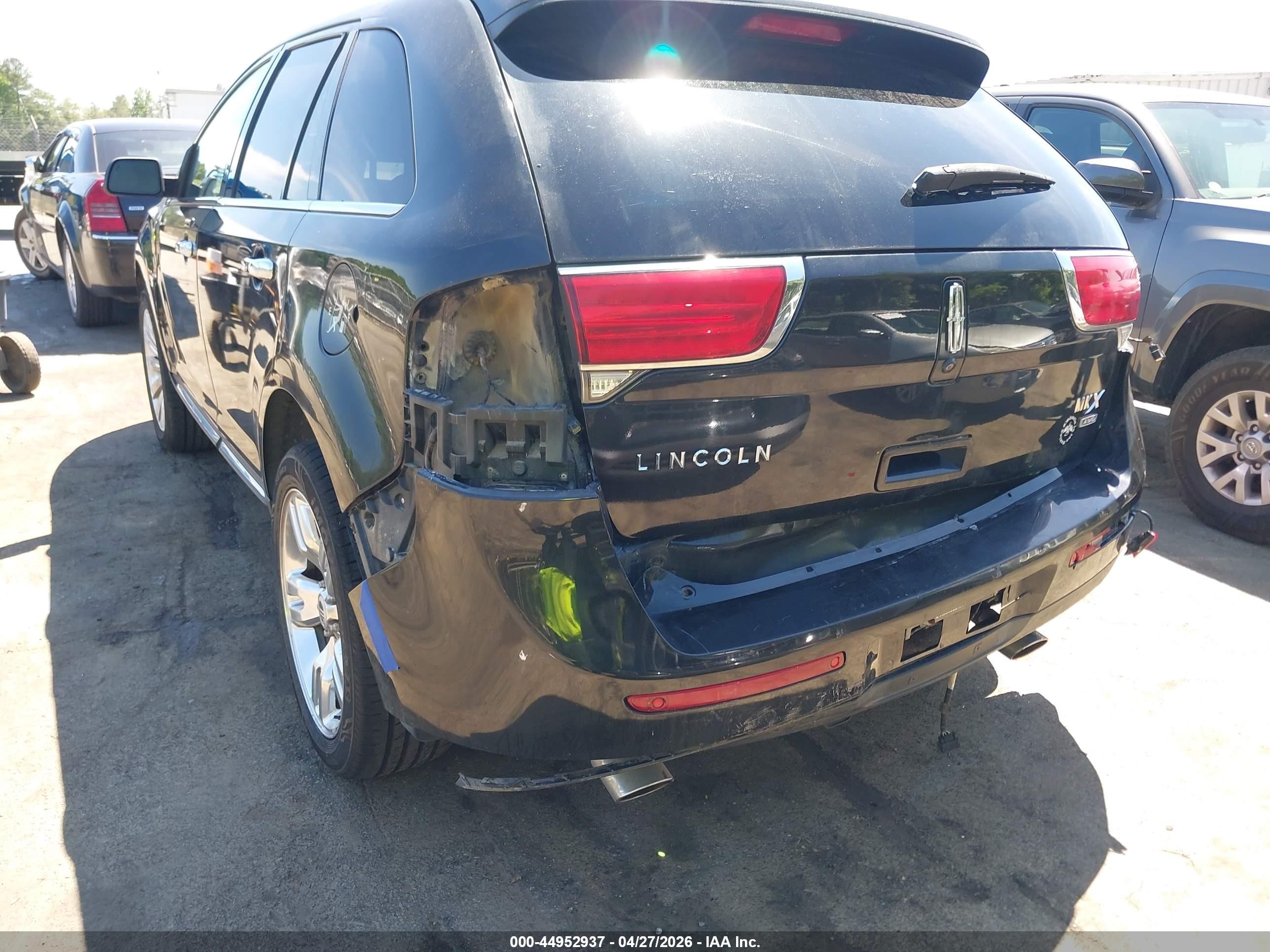 2015 Lincoln Mkx   Black vin: 2LMDJ8JK5FBL27451