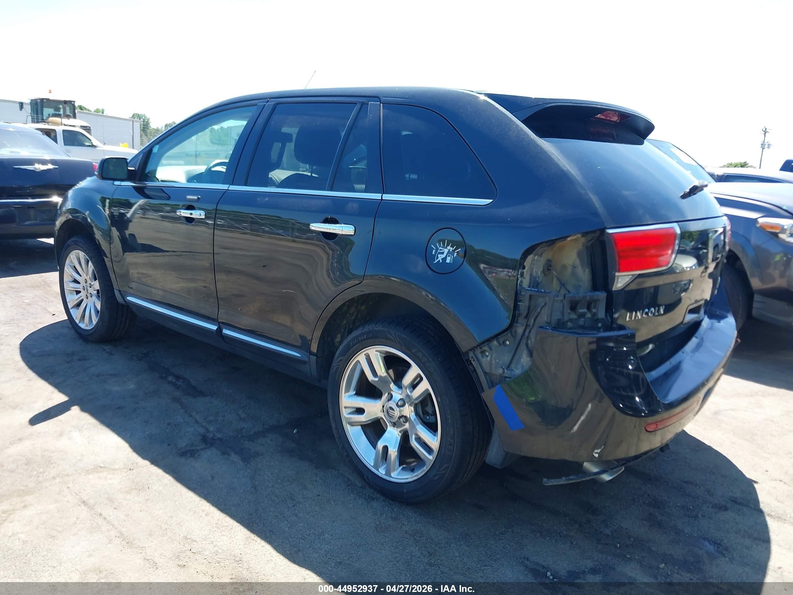 2015 Lincoln Mkx   Black vin: 2LMDJ8JK5FBL27451