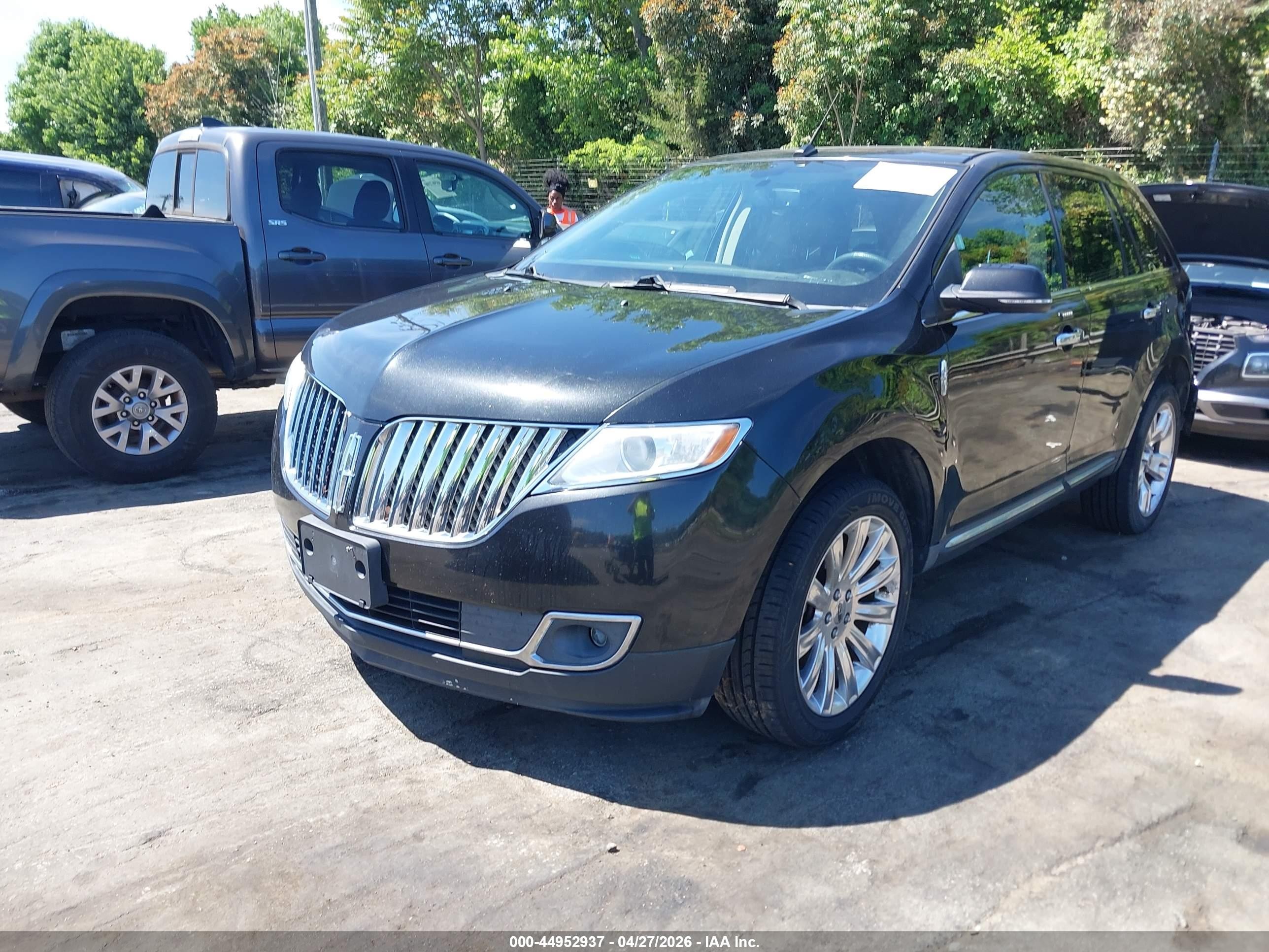 2015 Lincoln Mkx   Black vin: 2LMDJ8JK5FBL27451