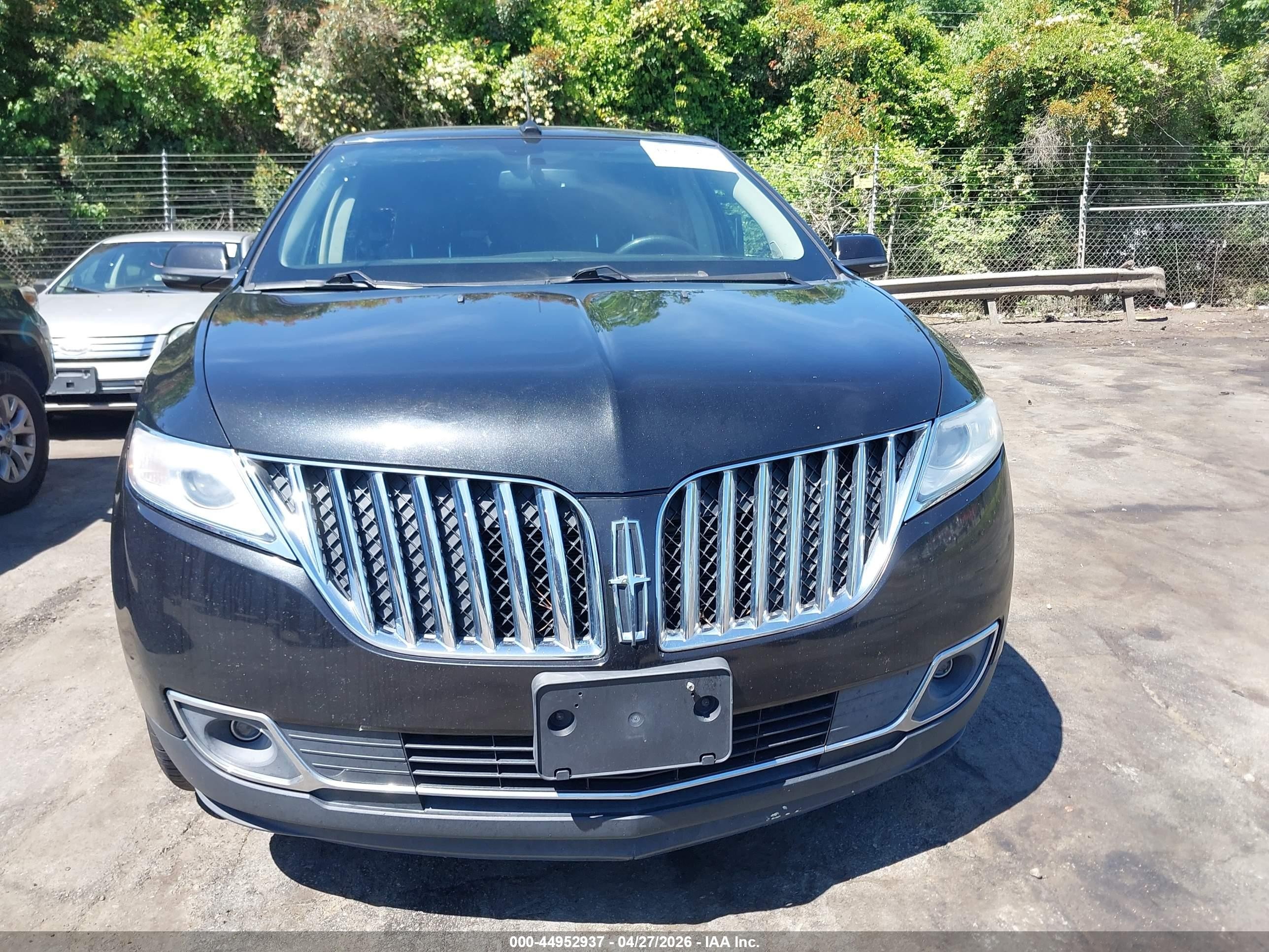 2015 Lincoln Mkx   Black vin: 2LMDJ8JK5FBL27451