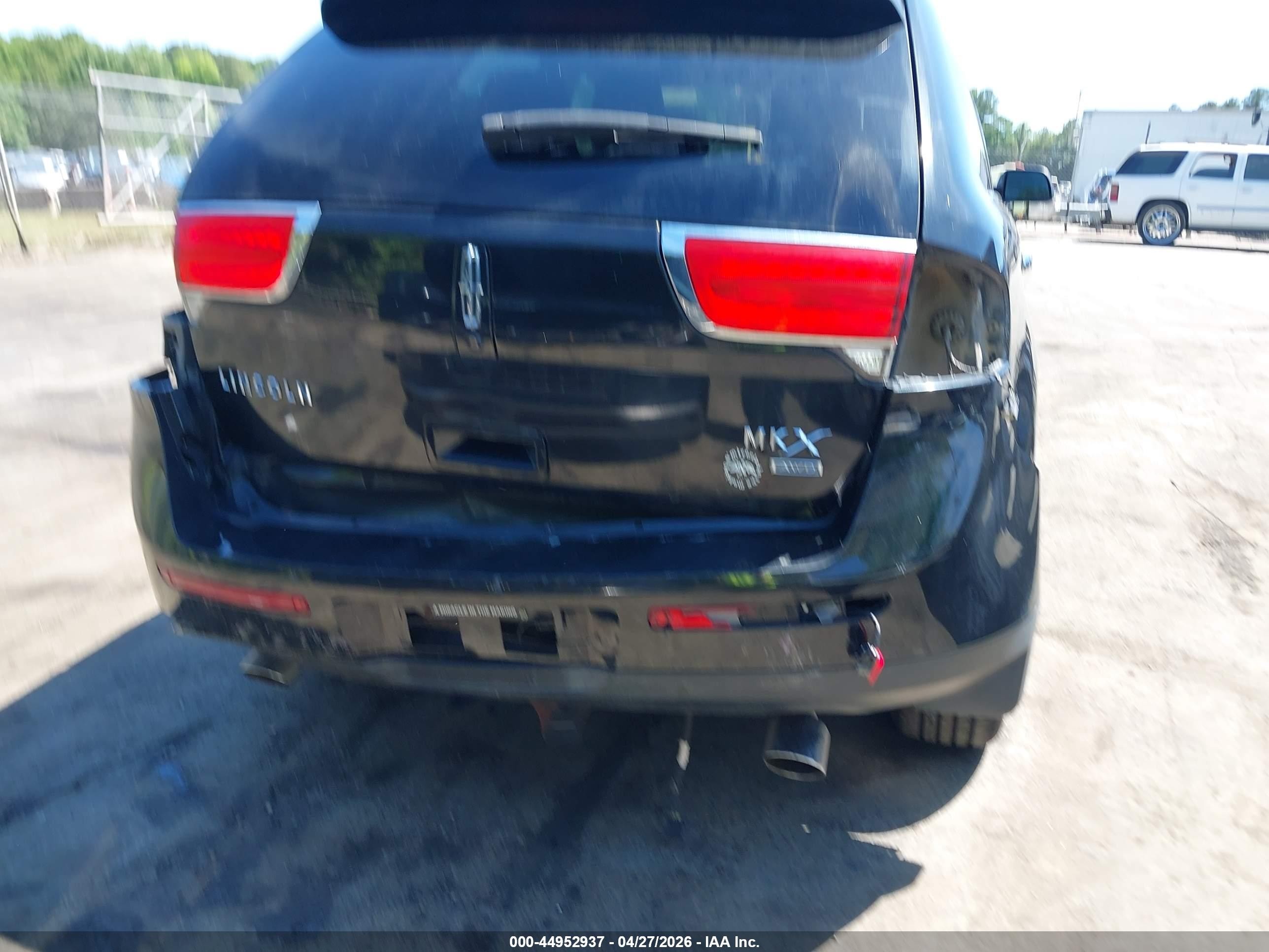 2015 Lincoln Mkx   Black vin: 2LMDJ8JK5FBL27451