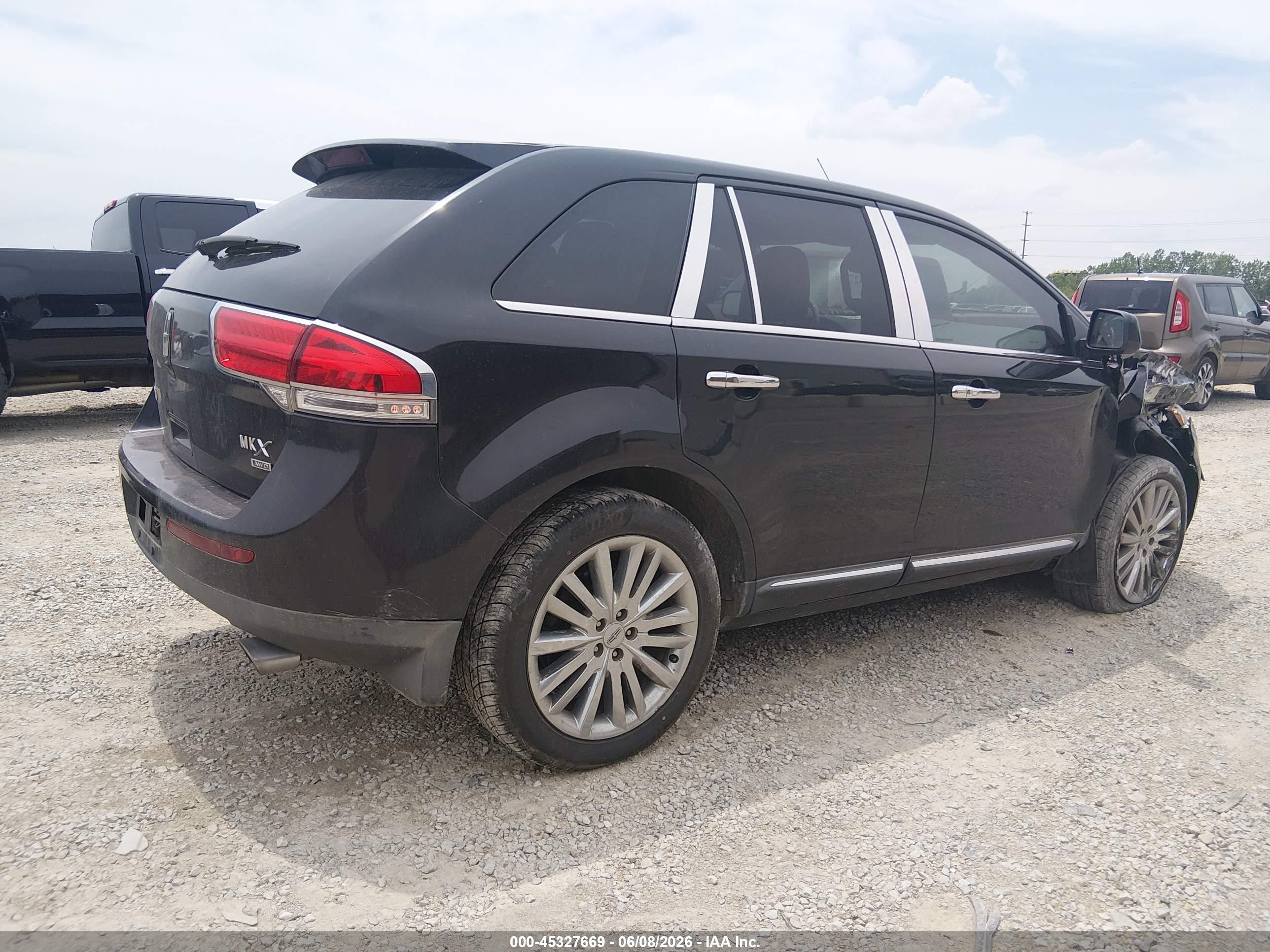 2011 Lincoln Mkx Black vin: 2LMDJ8JK6BBJ05382