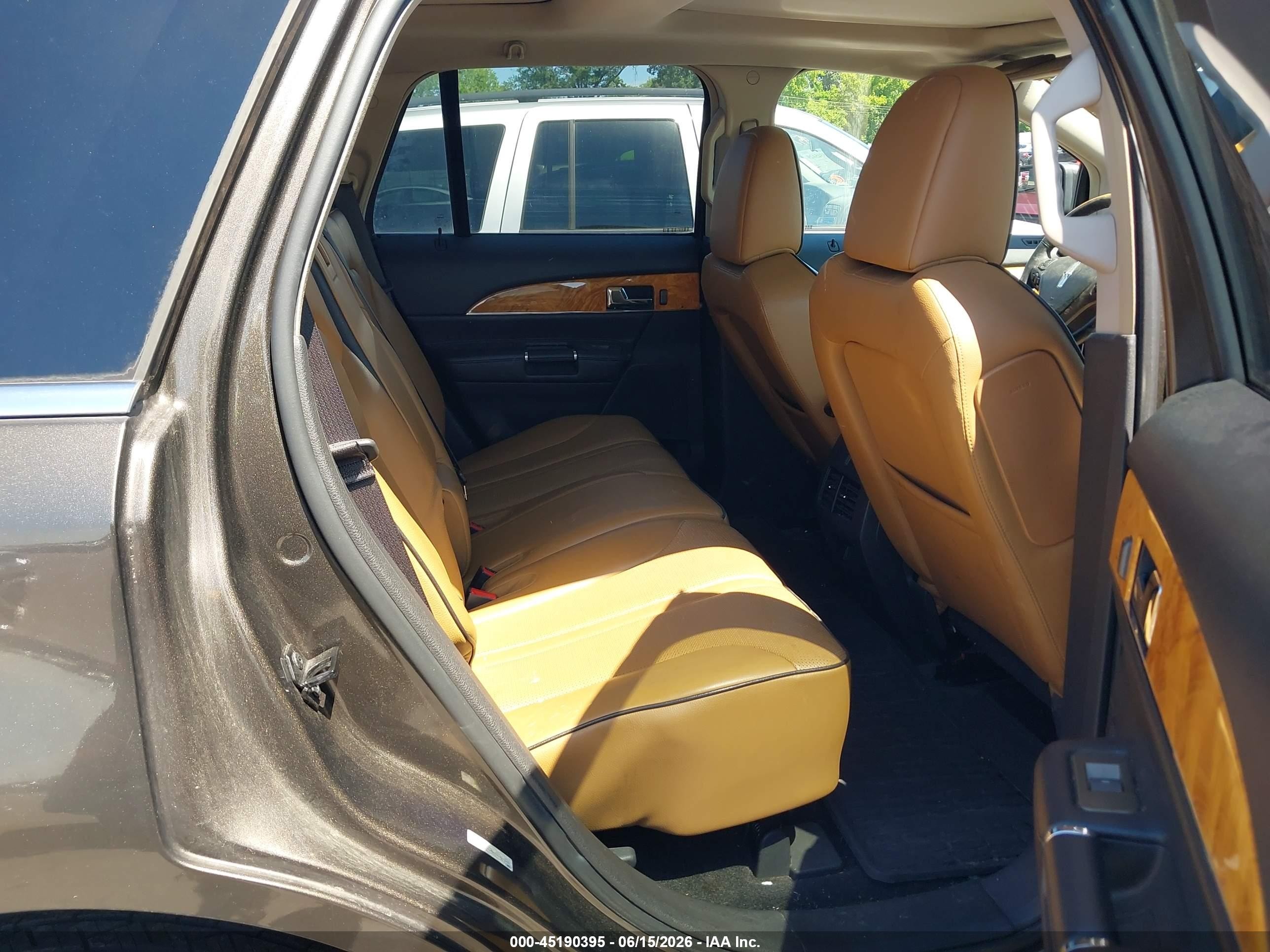 2011 Lincoln Mkx   Tan vin: 2LMDJ8JK6BBJ07648