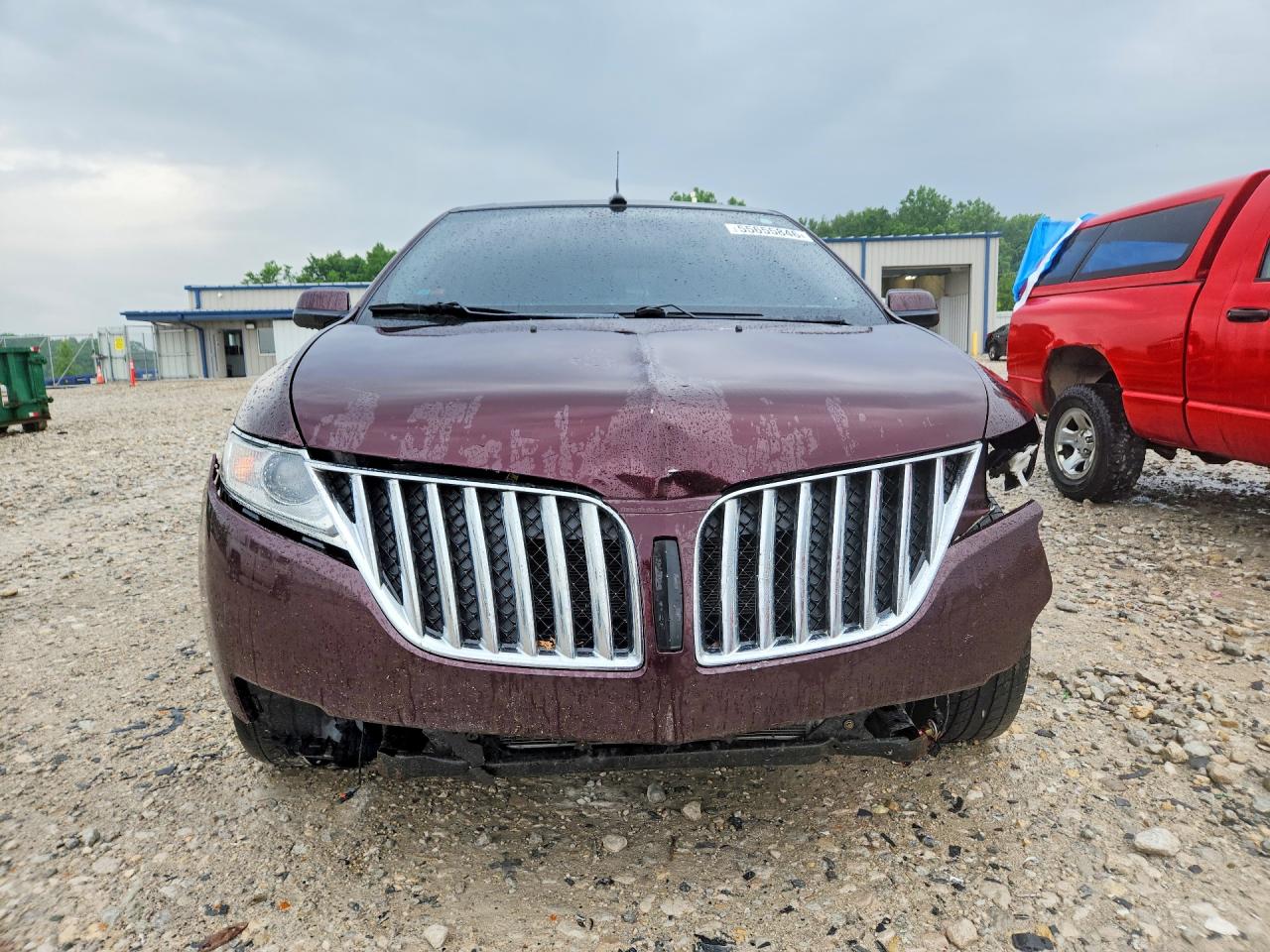 2011 Lincoln Mkx Бордовый vin: 2LMDJ8JK6BBJ20853