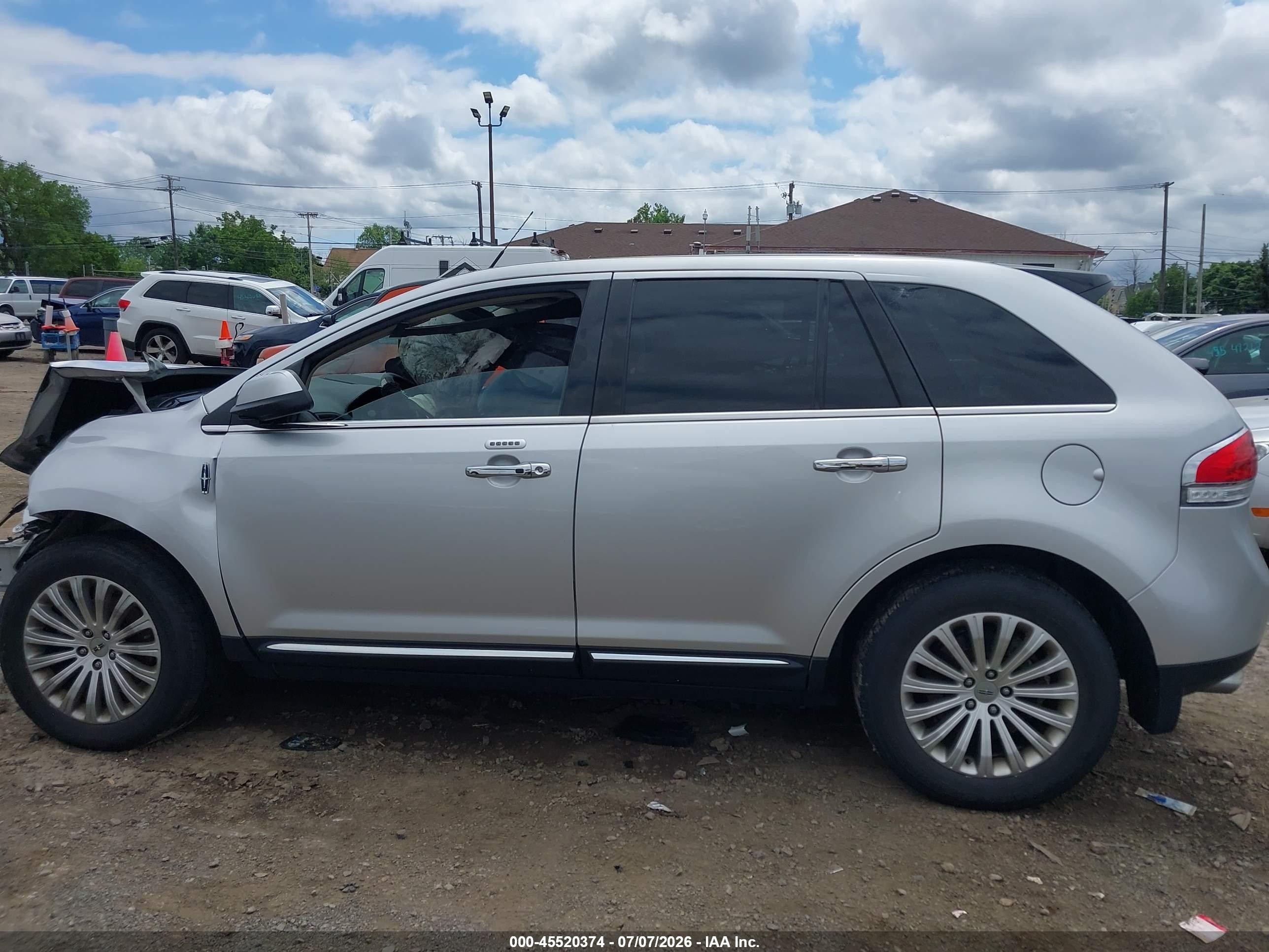 2012 Lincoln Mkx   Silver vin: 2LMDJ8JK6CBL07852