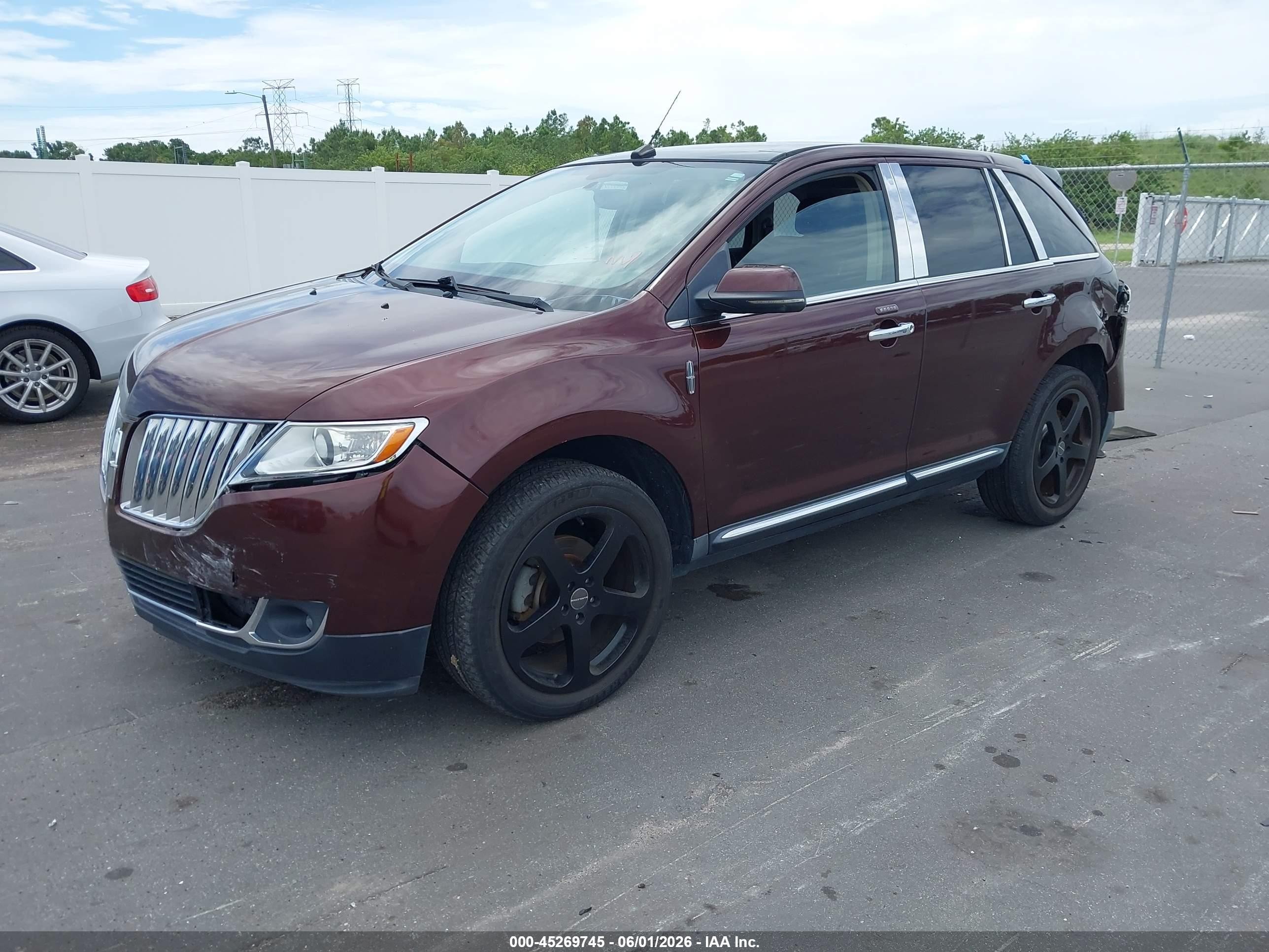 2012 Lincoln Mkx   Maroon vin: 2LMDJ8JK6CBL12971