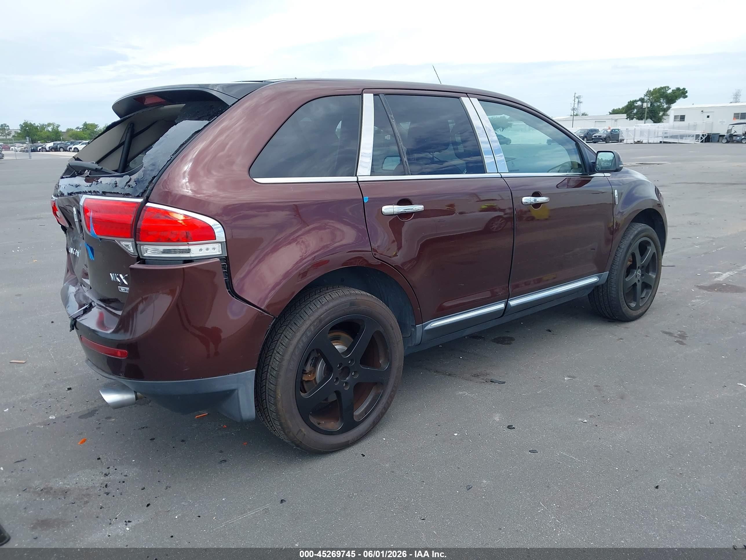 2012 Lincoln Mkx   Maroon vin: 2LMDJ8JK6CBL12971