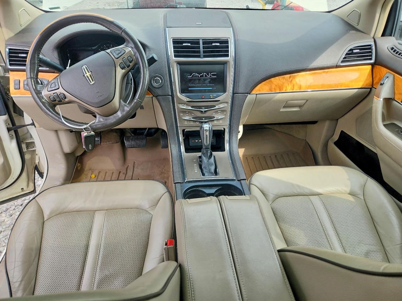 2013 Lincoln Mkx White vin: 2LMDJ8JK6DBL08050