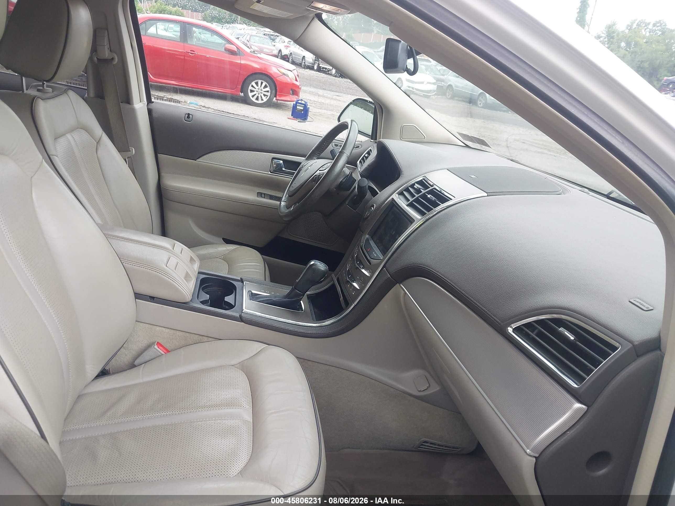 2013 Lincoln Mkx   White vin: 2LMDJ8JK6DBL11188