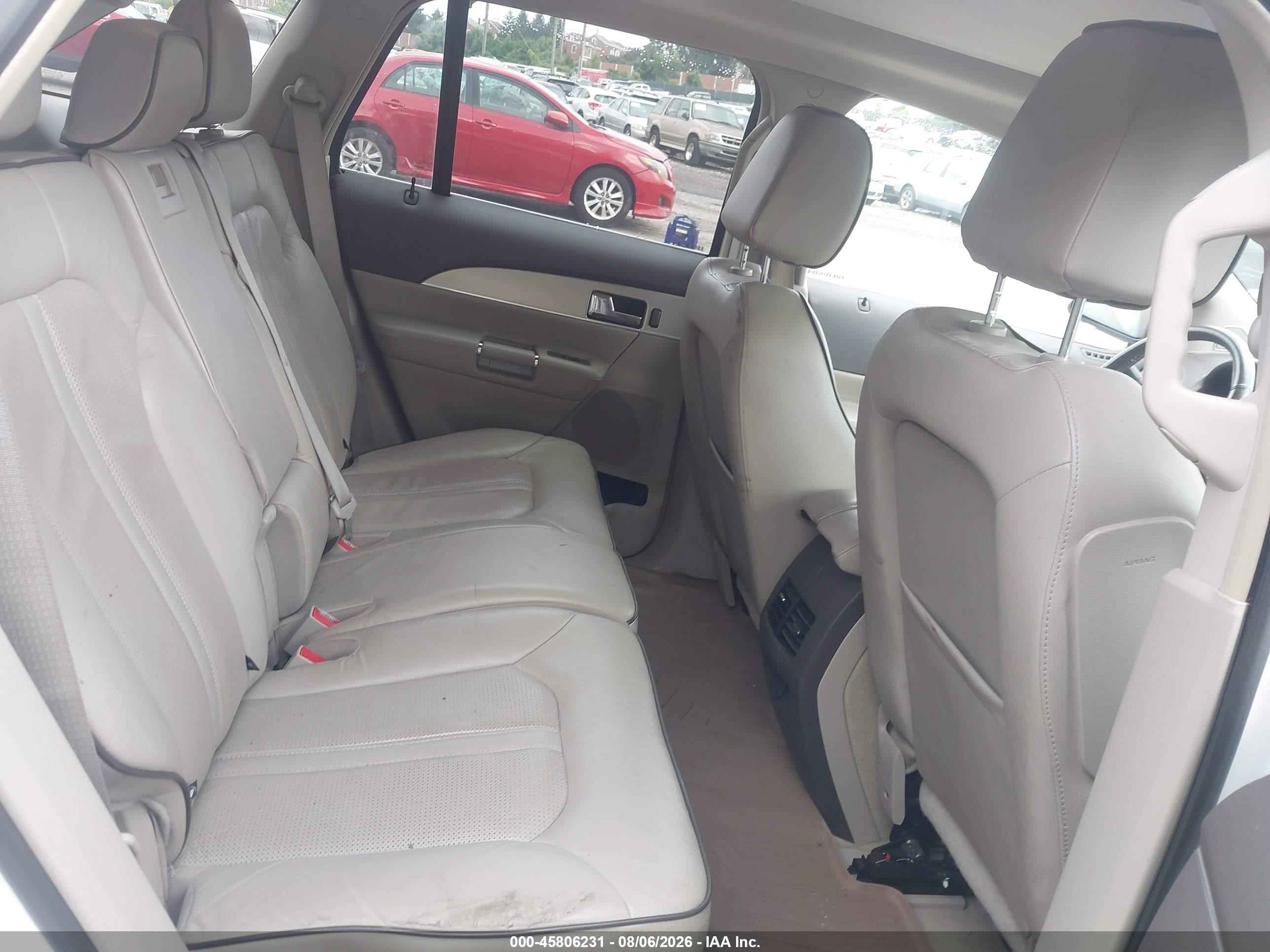 2013 Lincoln Mkx   White vin: 2LMDJ8JK6DBL11188