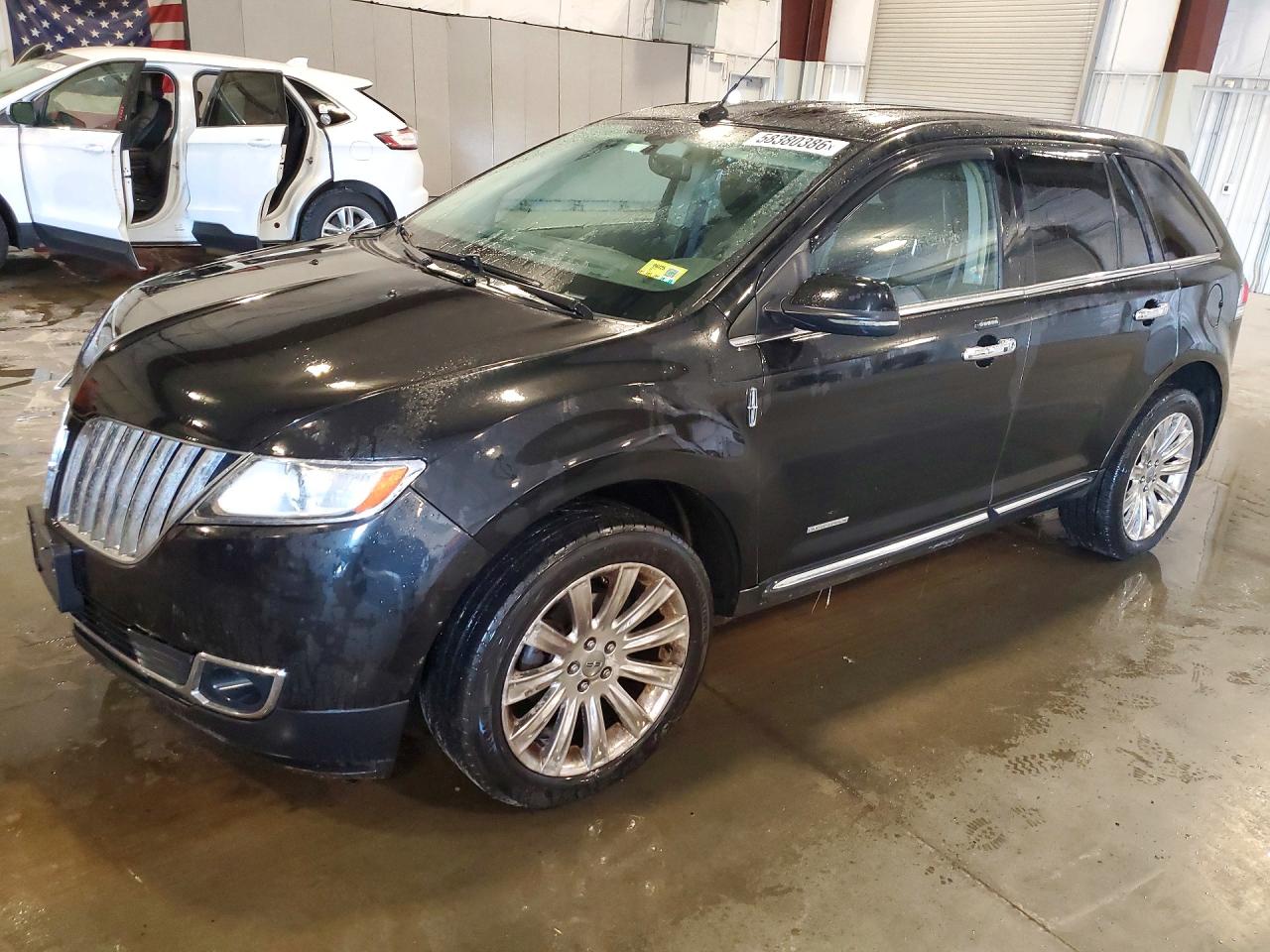 2013 Lincoln Mkx Black vin: 2LMDJ8JK6DBL21476