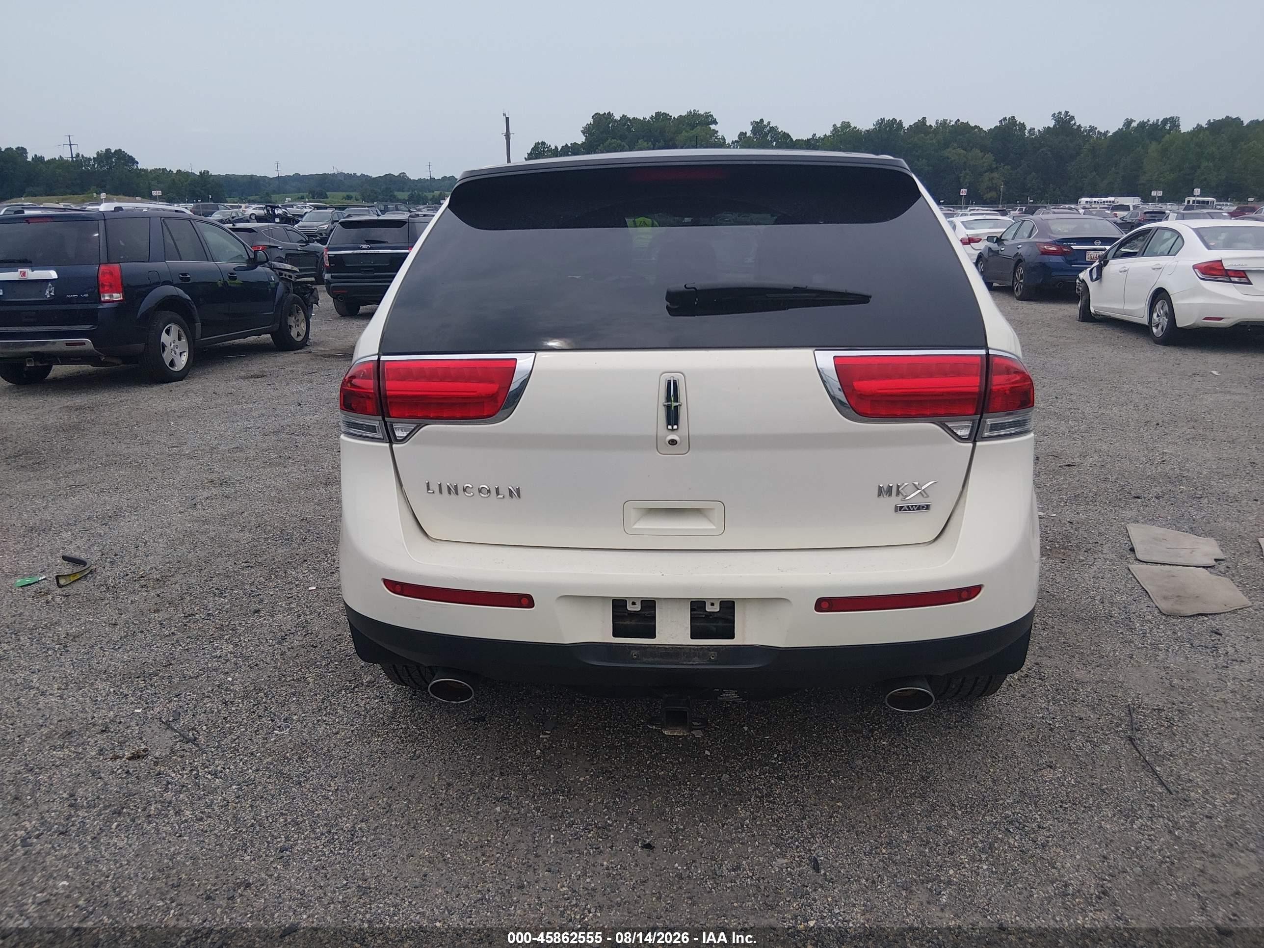 2013 Lincoln Mkx   Cream vin: 2LMDJ8JK6DBL24393