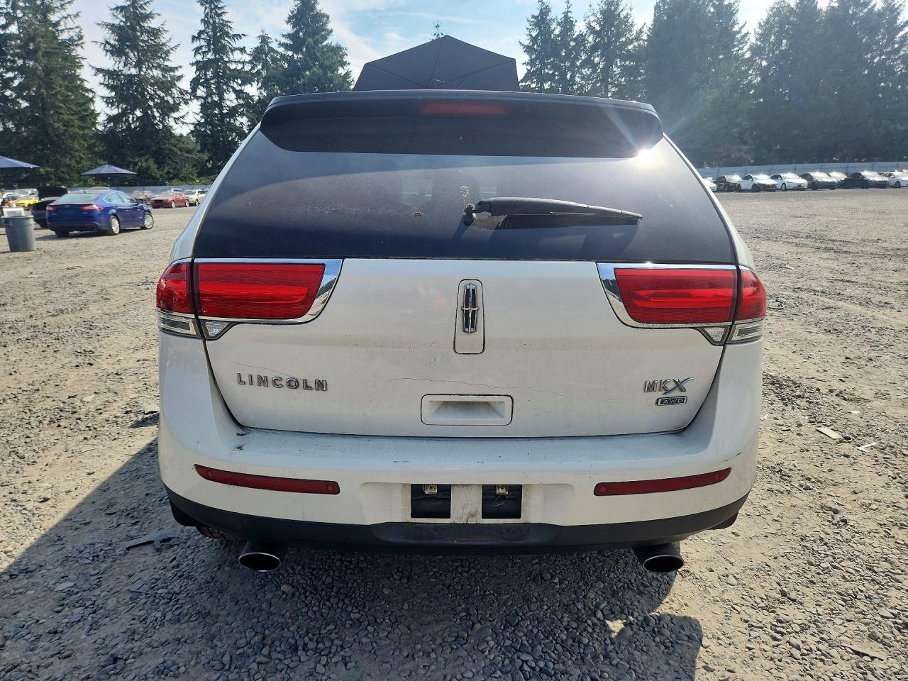 2013 Lincoln Mkx White vin: 2LMDJ8JK6DBL32946