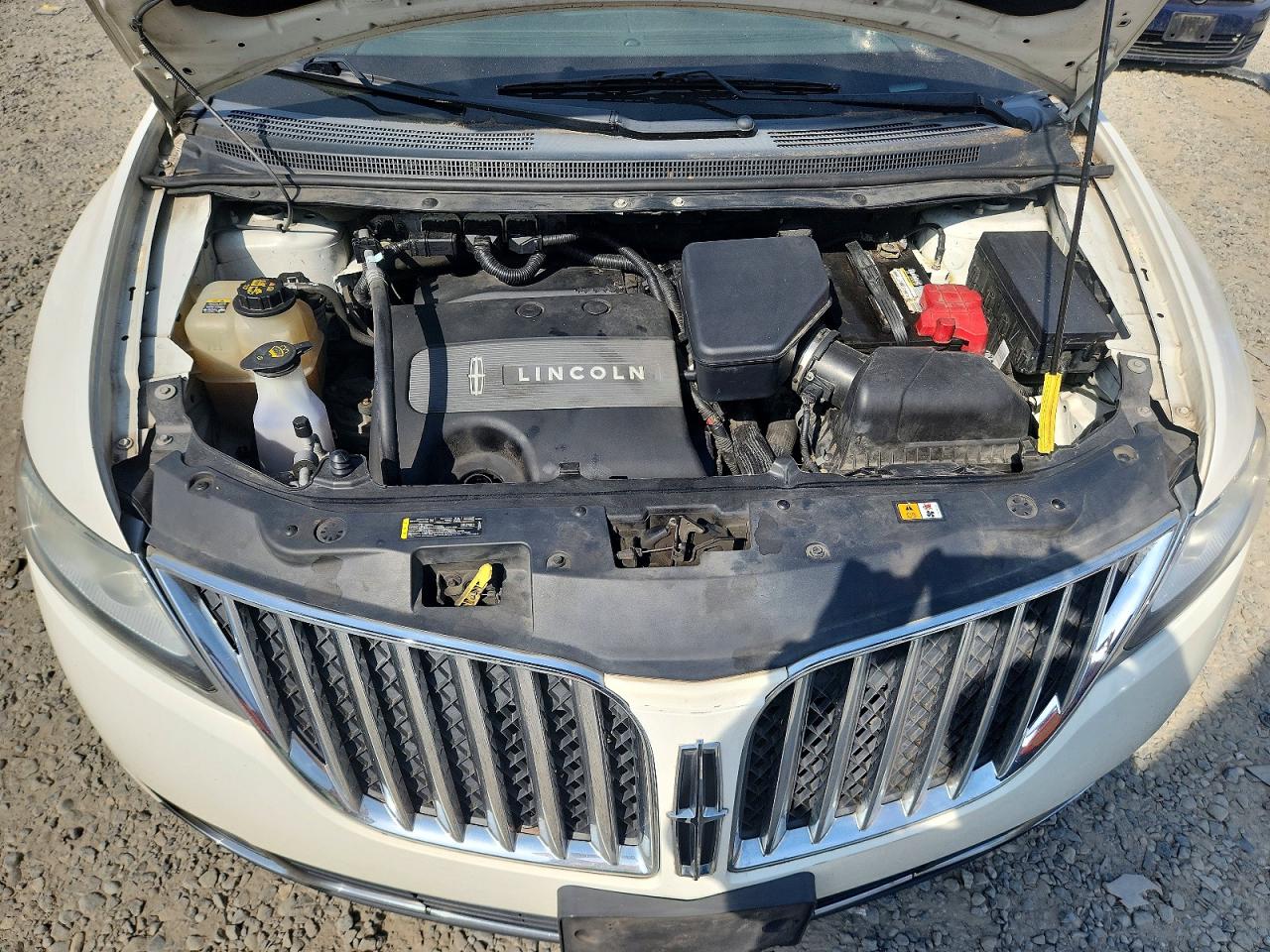 2013 Lincoln Mkx White vin: 2LMDJ8JK6DBL32946