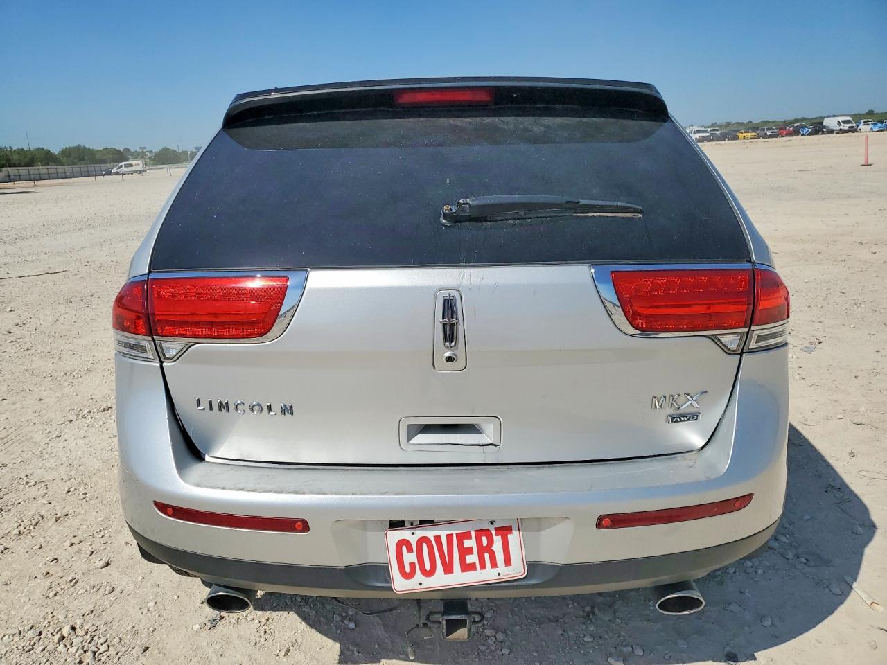 2013 Lincoln Mkx Silver vin: 2LMDJ8JK6DBL35751