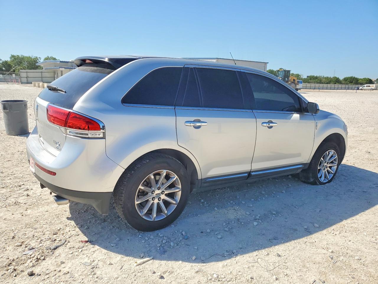 2013 Lincoln Mkx Silver vin: 2LMDJ8JK6DBL35751