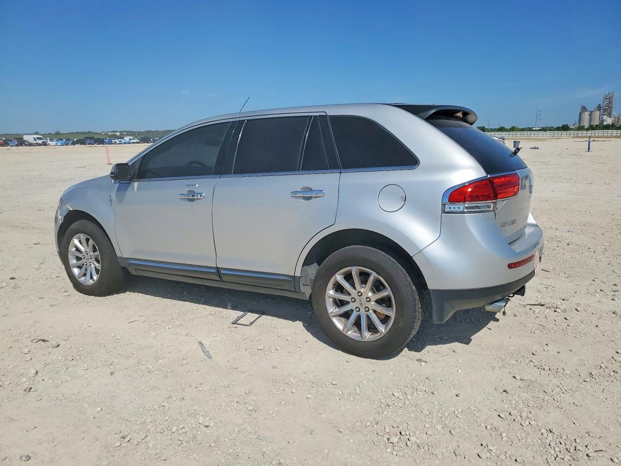 2013 Lincoln Mkx Silver vin: 2LMDJ8JK6DBL35751