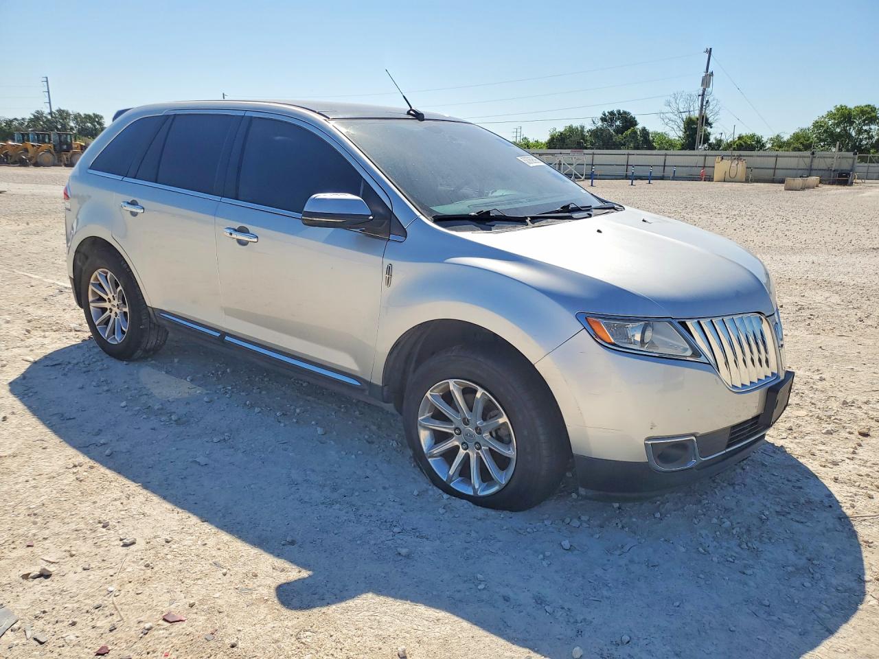 2013 Lincoln Mkx Silver vin: 2LMDJ8JK6DBL35751