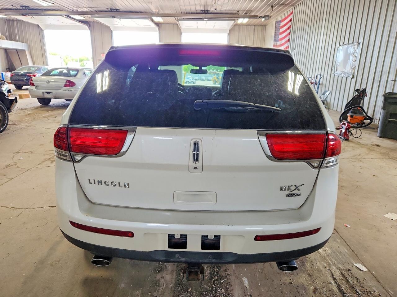 2013 Lincoln Mkx White vin: 2LMDJ8JK6DBL45289