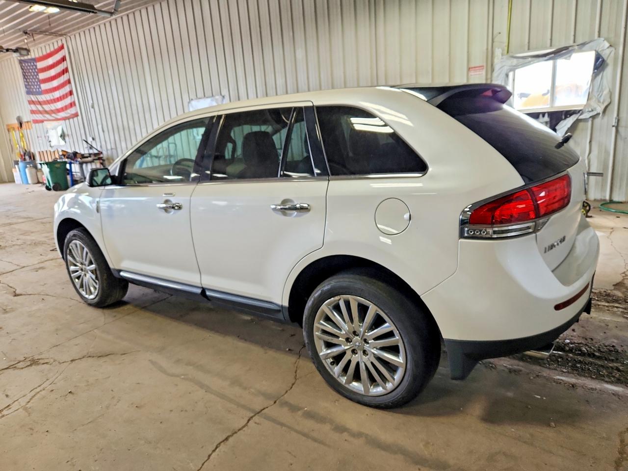 2013 Lincoln Mkx White vin: 2LMDJ8JK6DBL45289