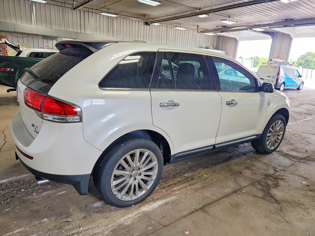 2013 Lincoln Mkx White vin: 2LMDJ8JK6DBL45289