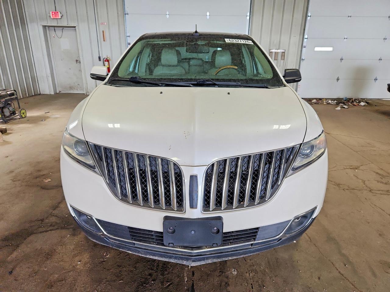 2013 Lincoln Mkx White vin: 2LMDJ8JK6DBL45289
