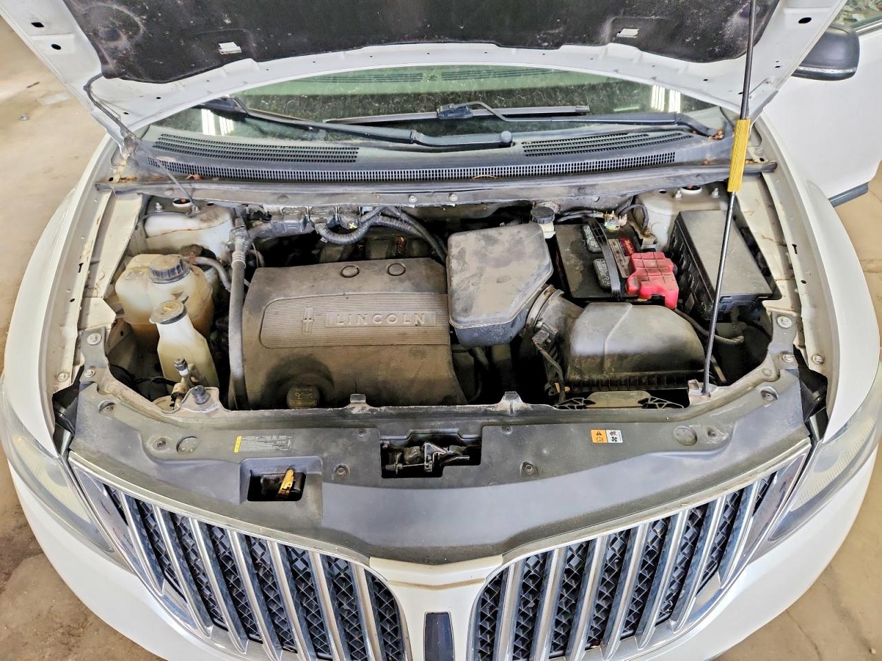 2013 Lincoln Mkx White vin: 2LMDJ8JK6DBL45289